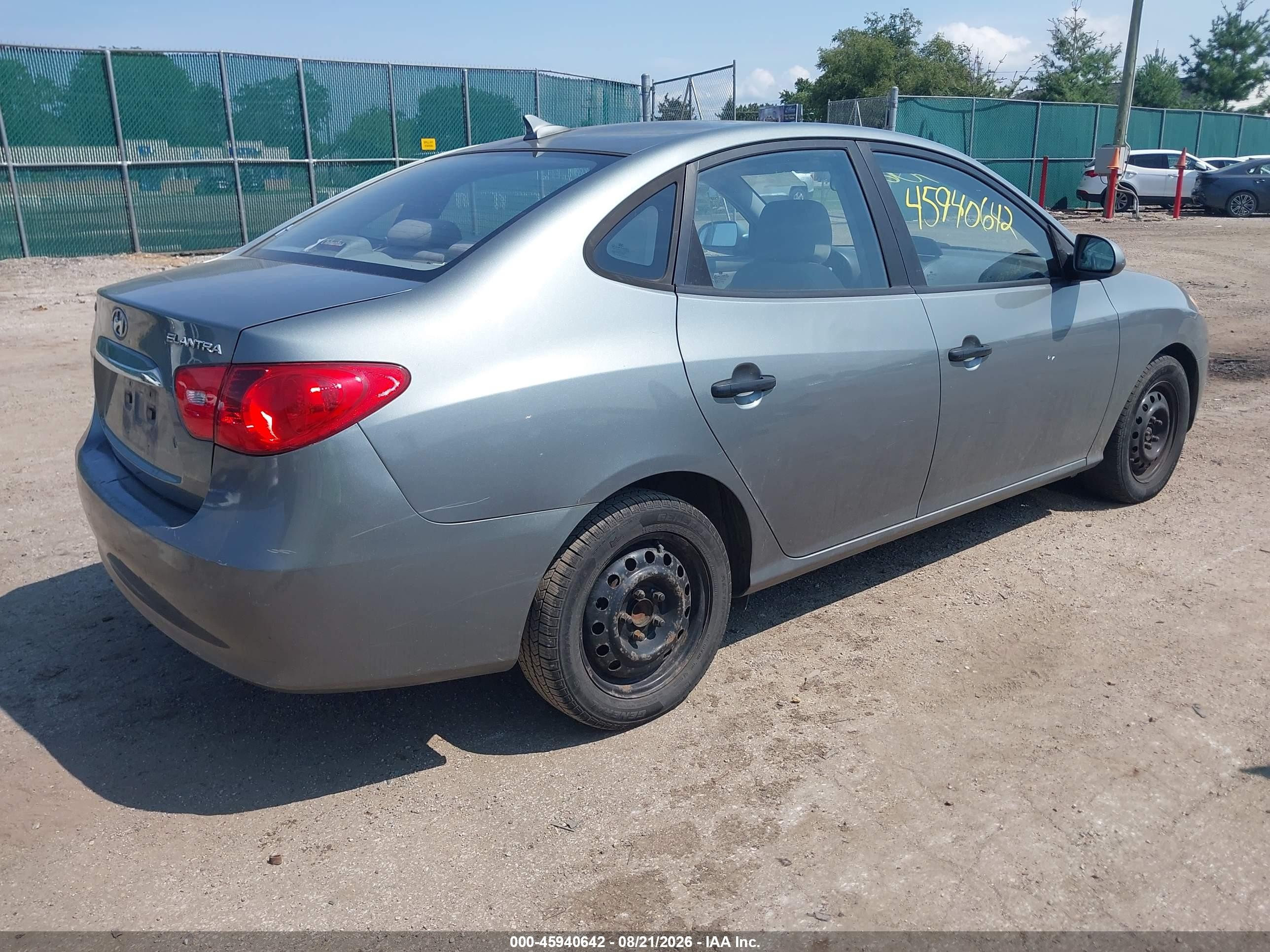 2010 Hyundai Elantra Gls Blue vin: KMHDU4AD4AU884559