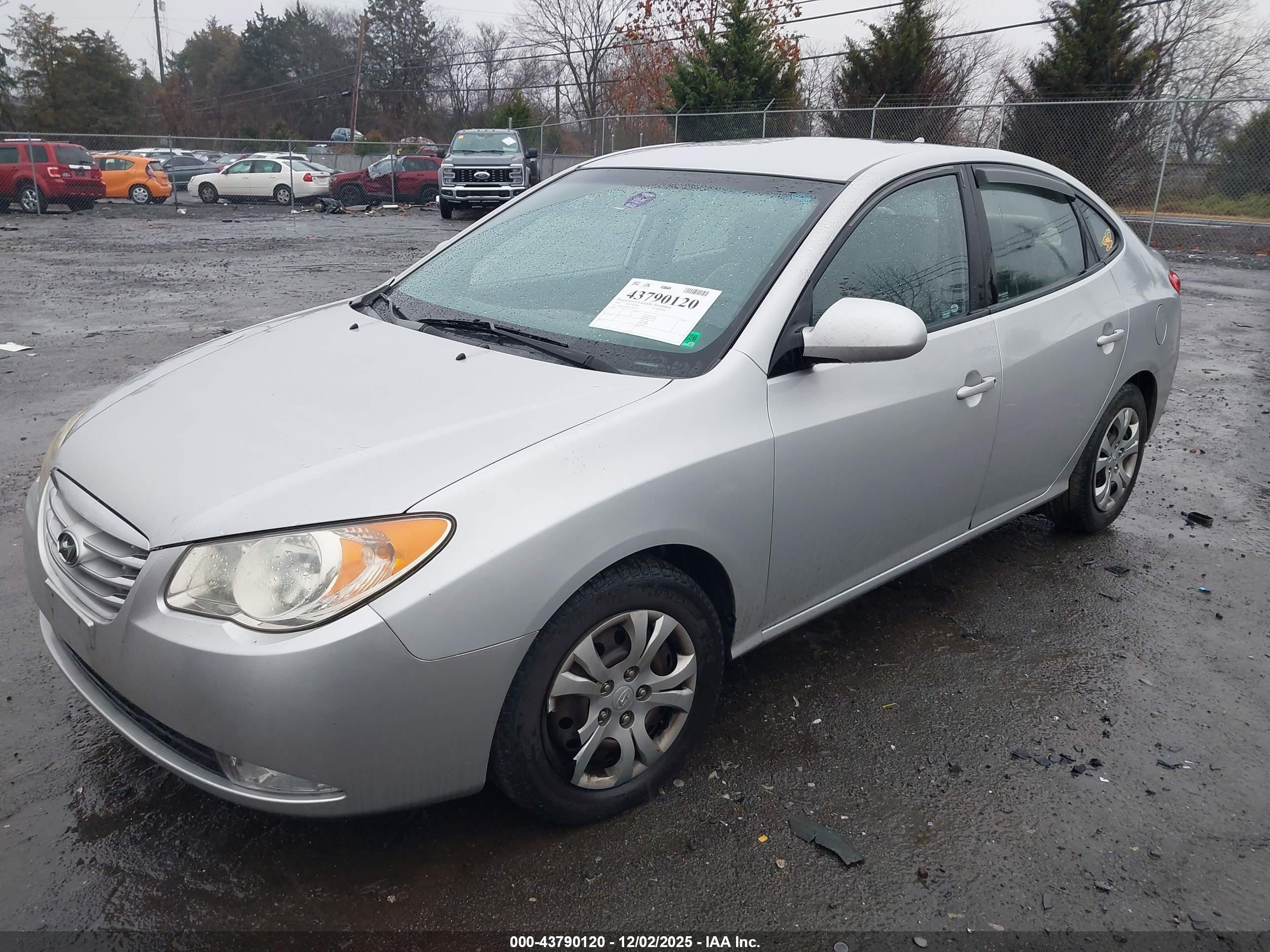2010 Hyundai Elantra Gls Silver vin: KMHDU4AD4AU887722