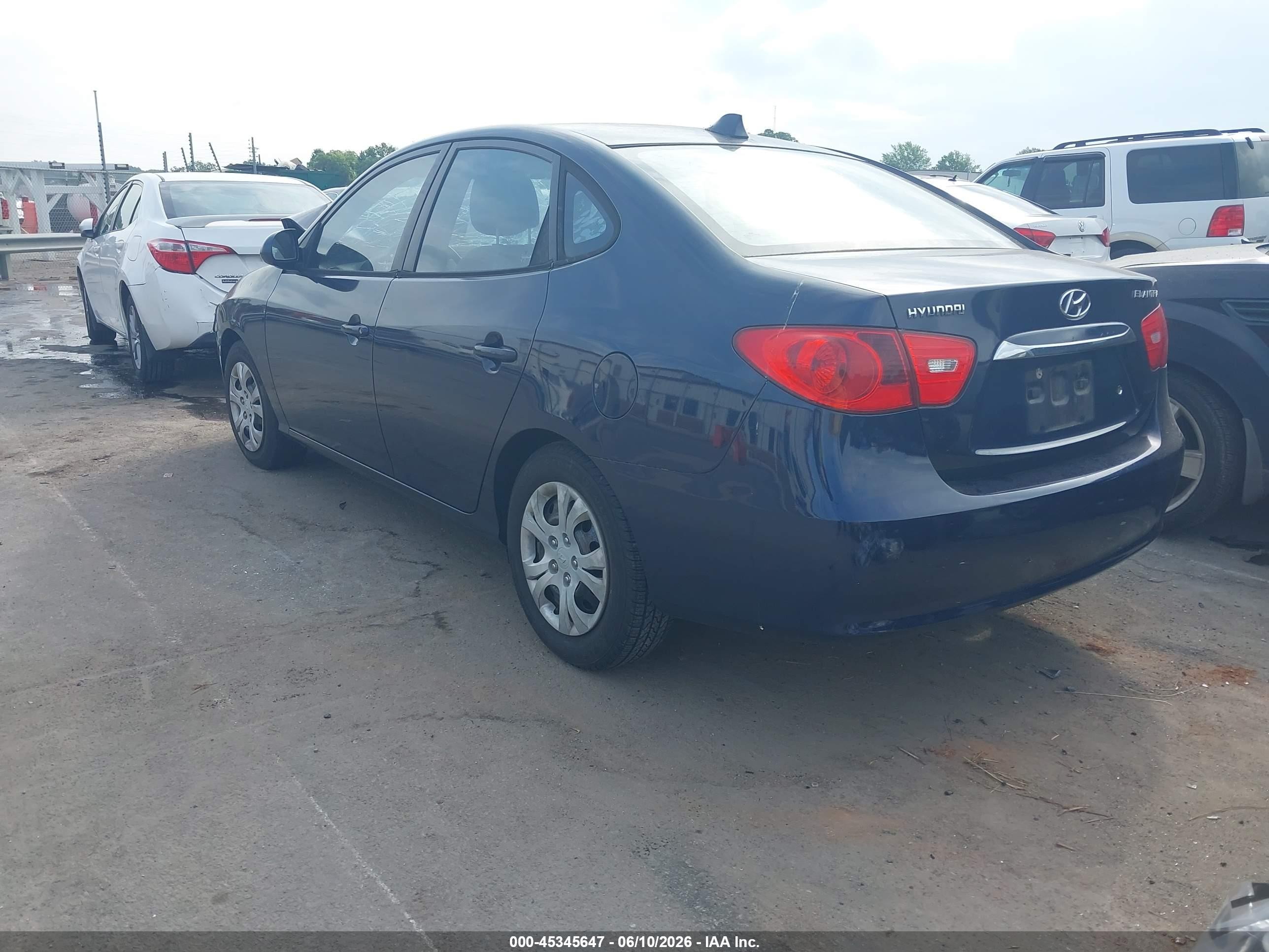 2010 Hyundai Elantra Gls Blue vin: KMHDU4AD4AU898669