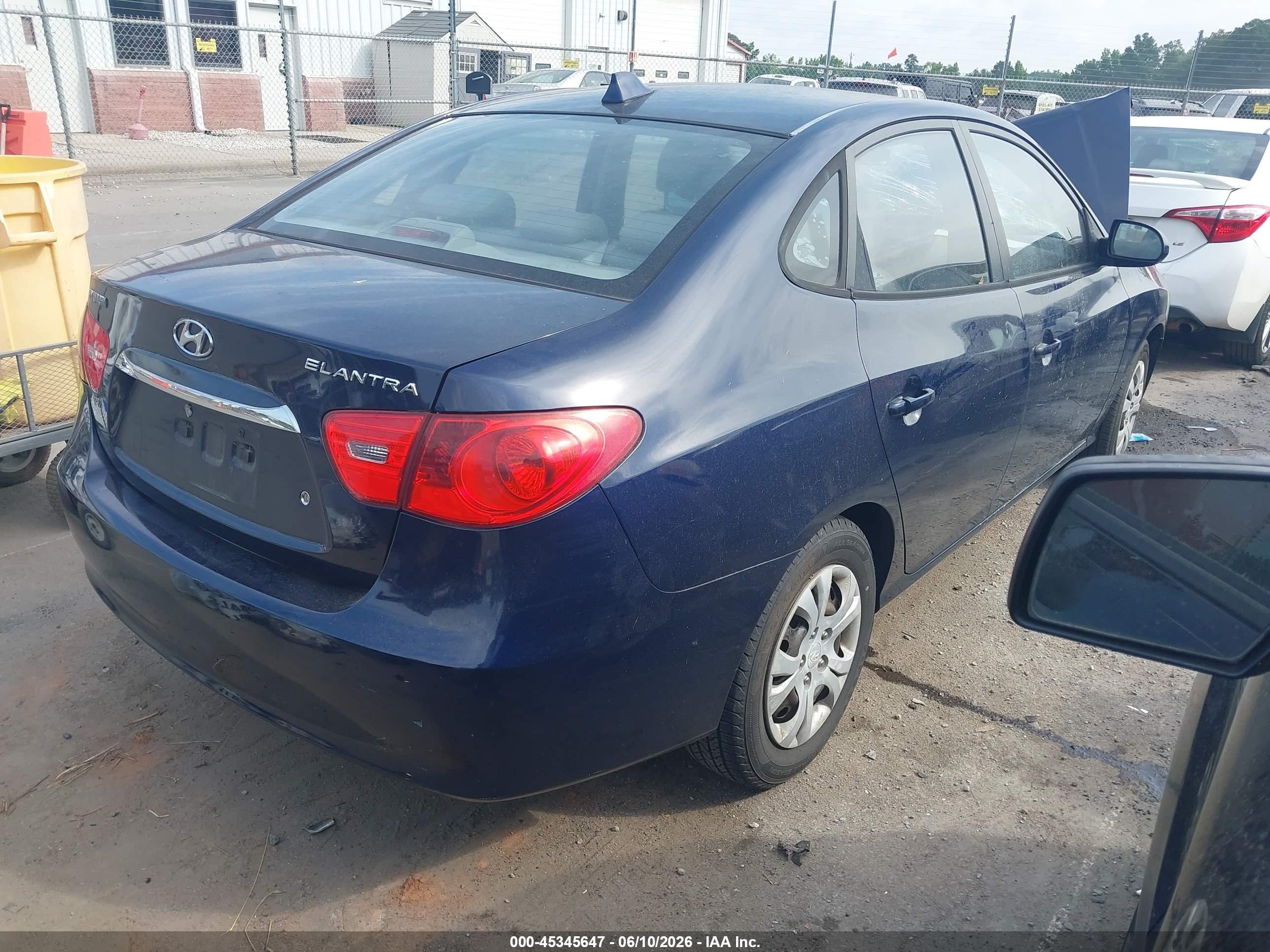2010 Hyundai Elantra Gls Blue vin: KMHDU4AD4AU898669