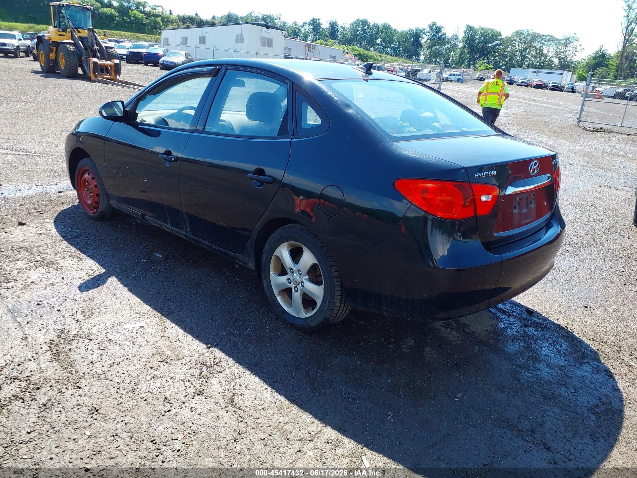 2010 Hyundai Elantra Se Black vin: KMHDU4AD4AU992065