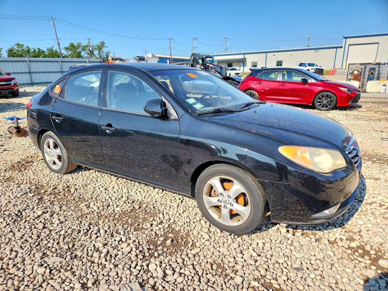2010 Hyundai Elantra Se Black vin: KMHDU4AD5AU000905