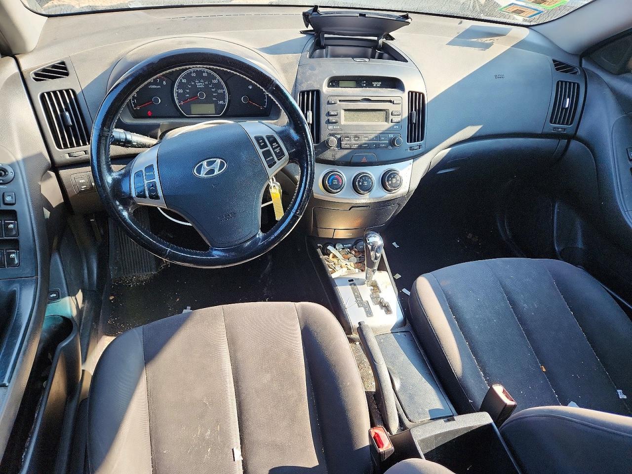 2010 Hyundai Elantra Se Black vin: KMHDU4AD5AU000905