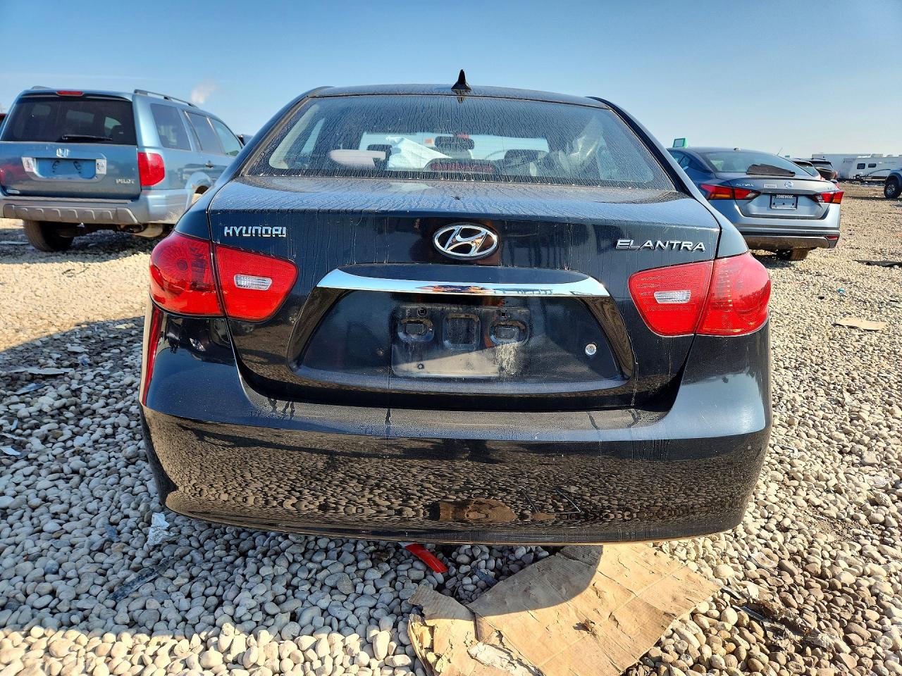 2010 Hyundai Elantra Se Black vin: KMHDU4AD5AU000905
