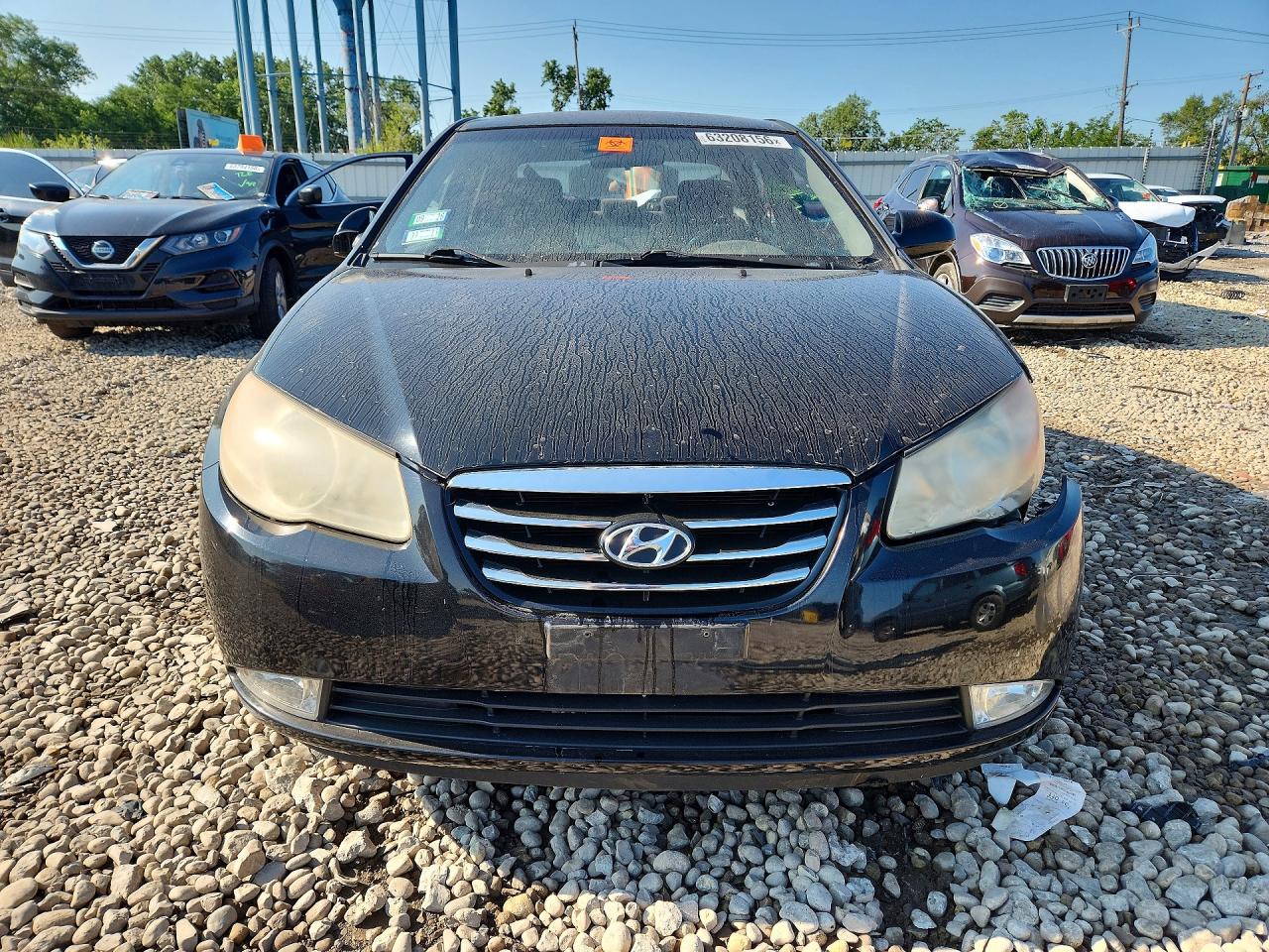 2010 Hyundai Elantra Se Black vin: KMHDU4AD5AU000905