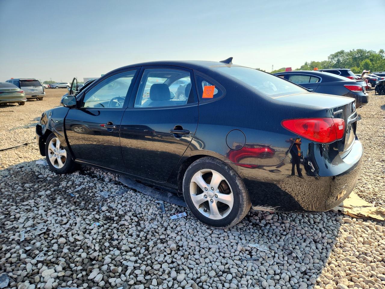 2010 Hyundai Elantra Se Black vin: KMHDU4AD5AU000905
