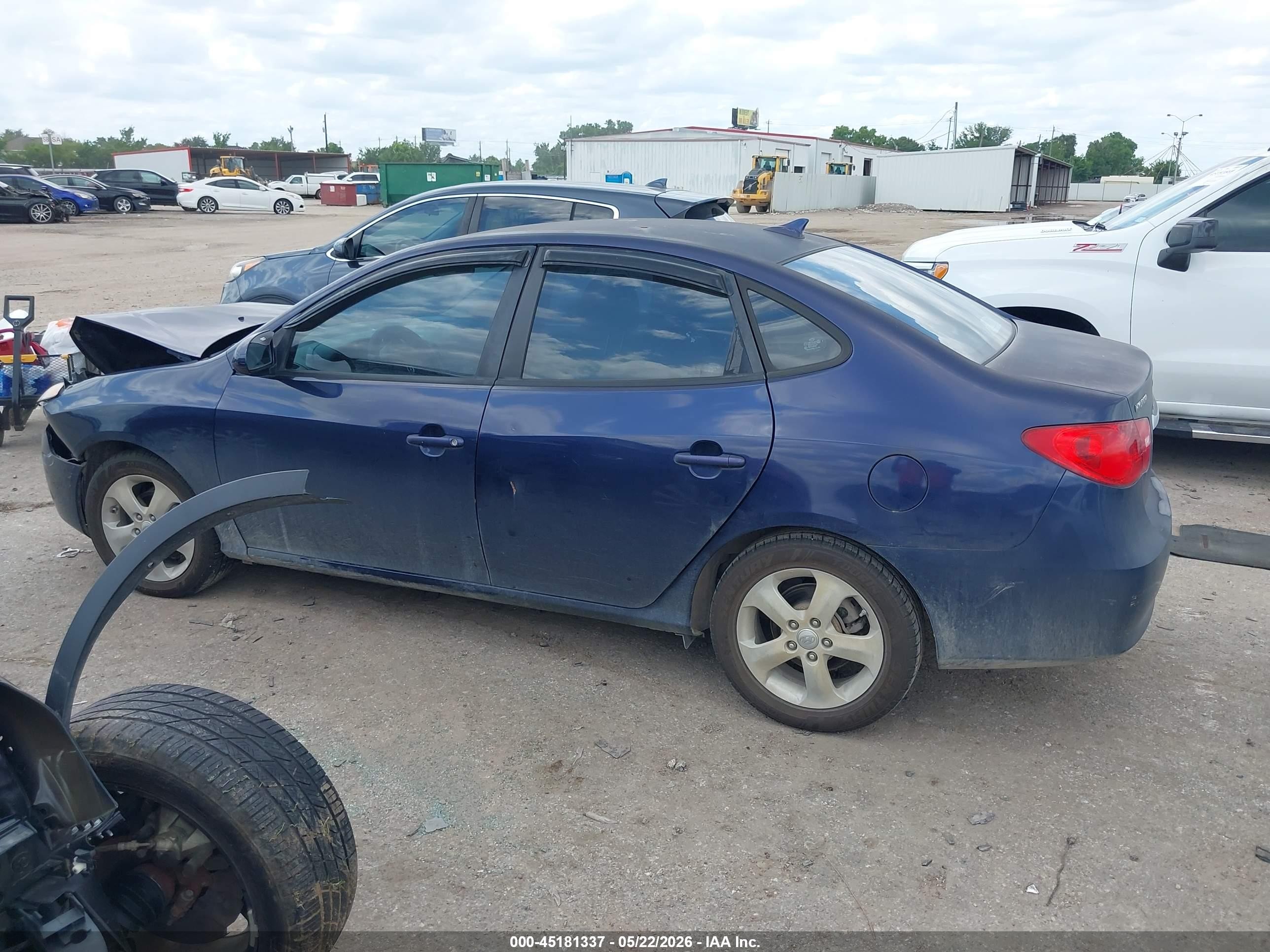 2010 Hyundai Elantra Se Blue vin: KMHDU4AD5AU022905