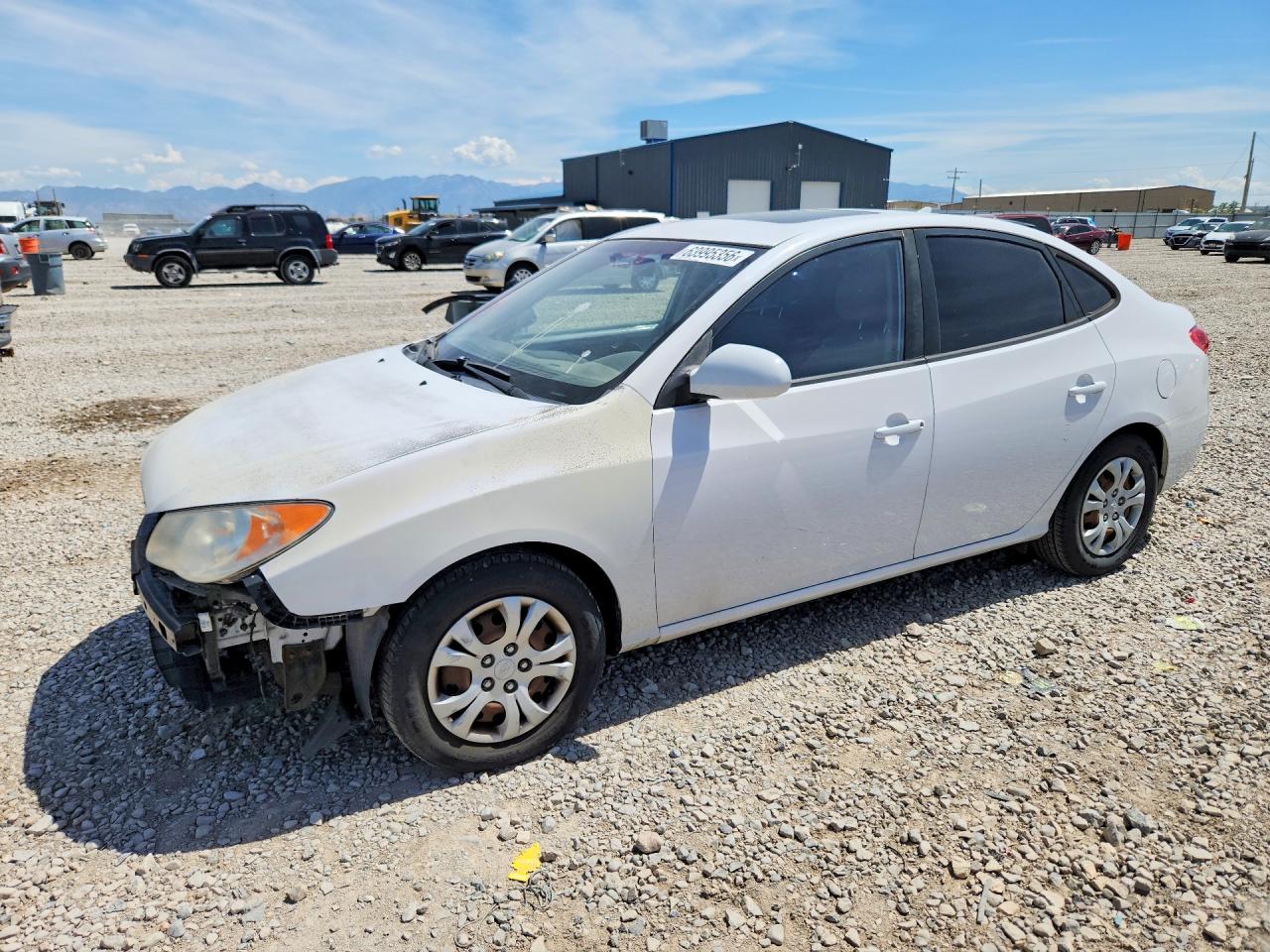 2010 Hyundai Elantra Gls White vin: KMHDU4AD5AU076771