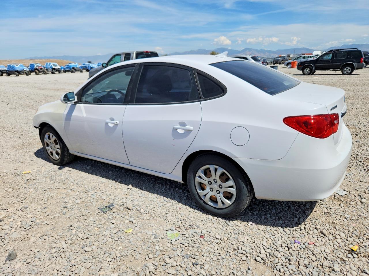 2010 Hyundai Elantra Gls White vin: KMHDU4AD5AU076771