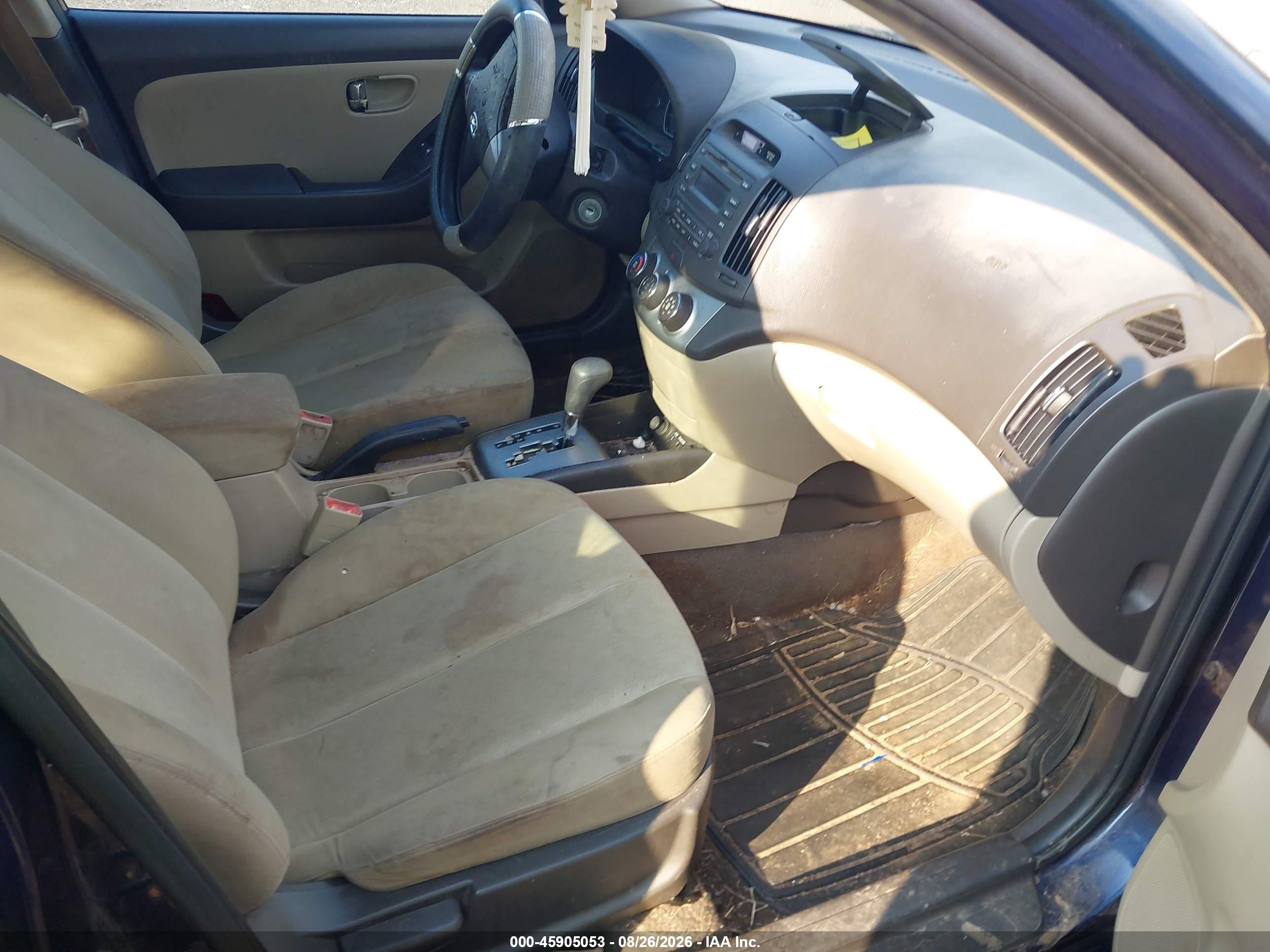 2010 Hyundai Elantra Gls Синий vin: KMHDU4AD5AU093506