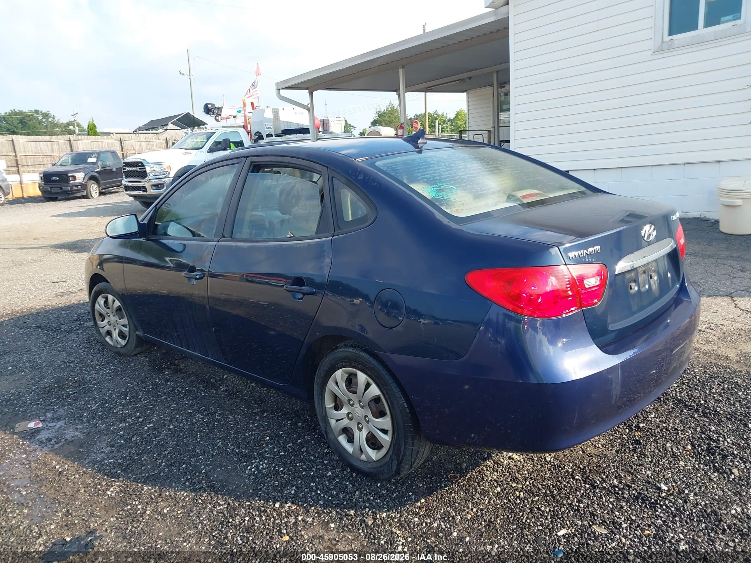 2010 Hyundai Elantra Gls Синий vin: KMHDU4AD5AU093506