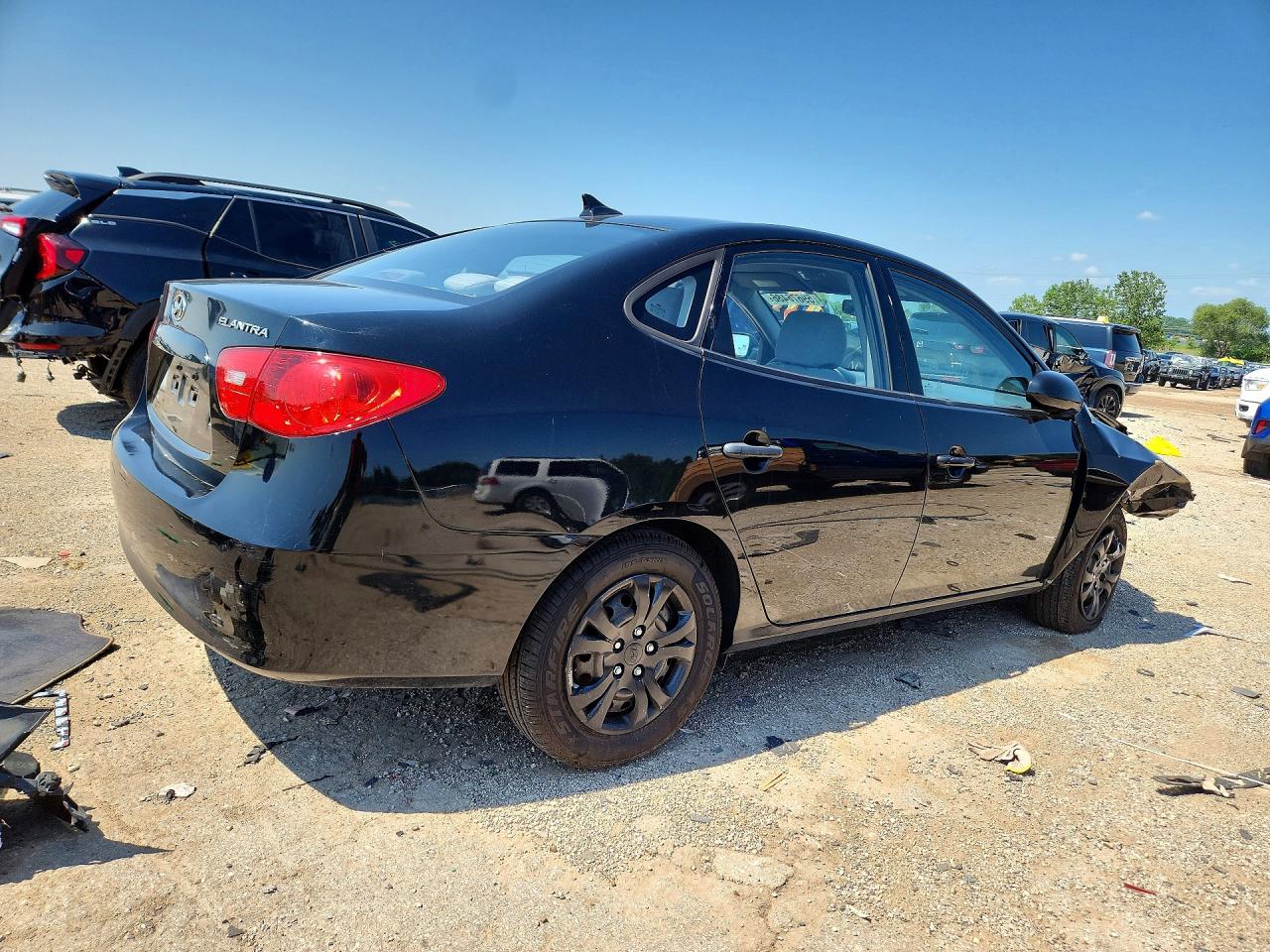 2010 Hyundai Elantra Gls Black vin: KMHDU4AD5AU108053