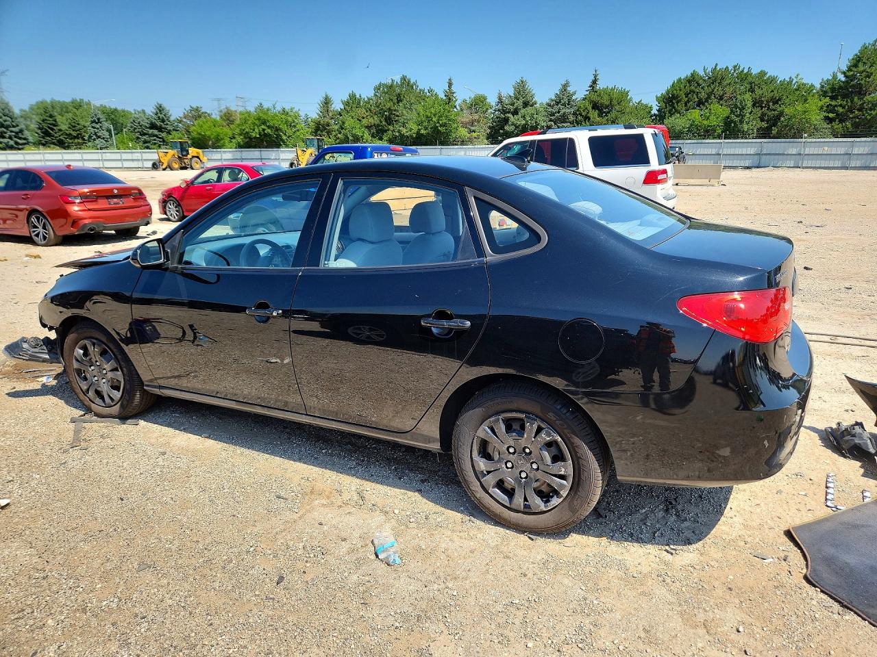 2010 Hyundai Elantra Gls Black vin: KMHDU4AD5AU108053