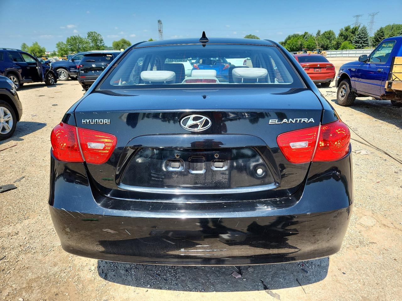 2010 Hyundai Elantra Gls Black vin: KMHDU4AD5AU108053