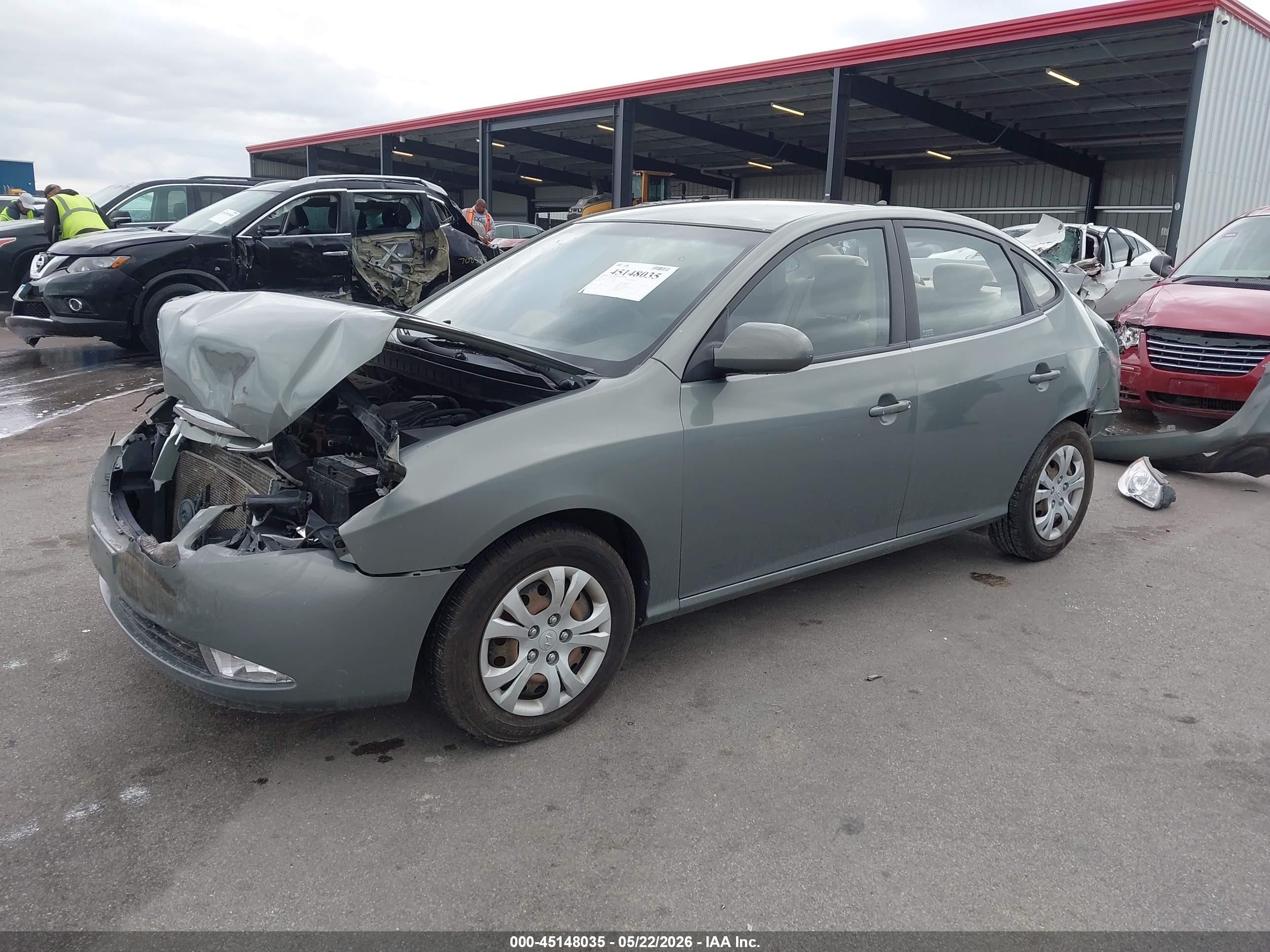 2010 Hyundai Elantra Gls Зеленый vin: KMHDU4AD5AU110921