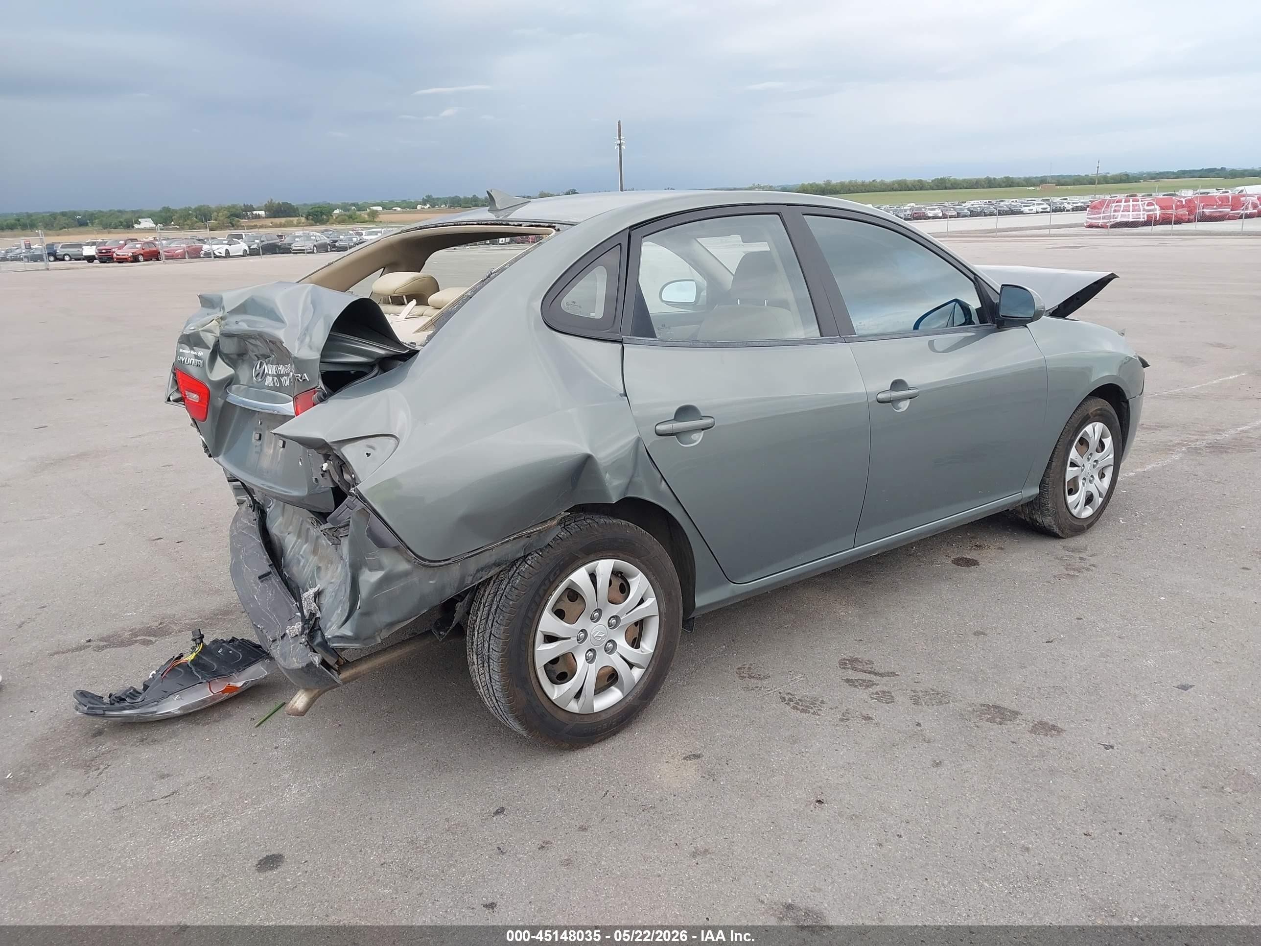 2010 Hyundai Elantra Gls Зеленый vin: KMHDU4AD5AU110921
