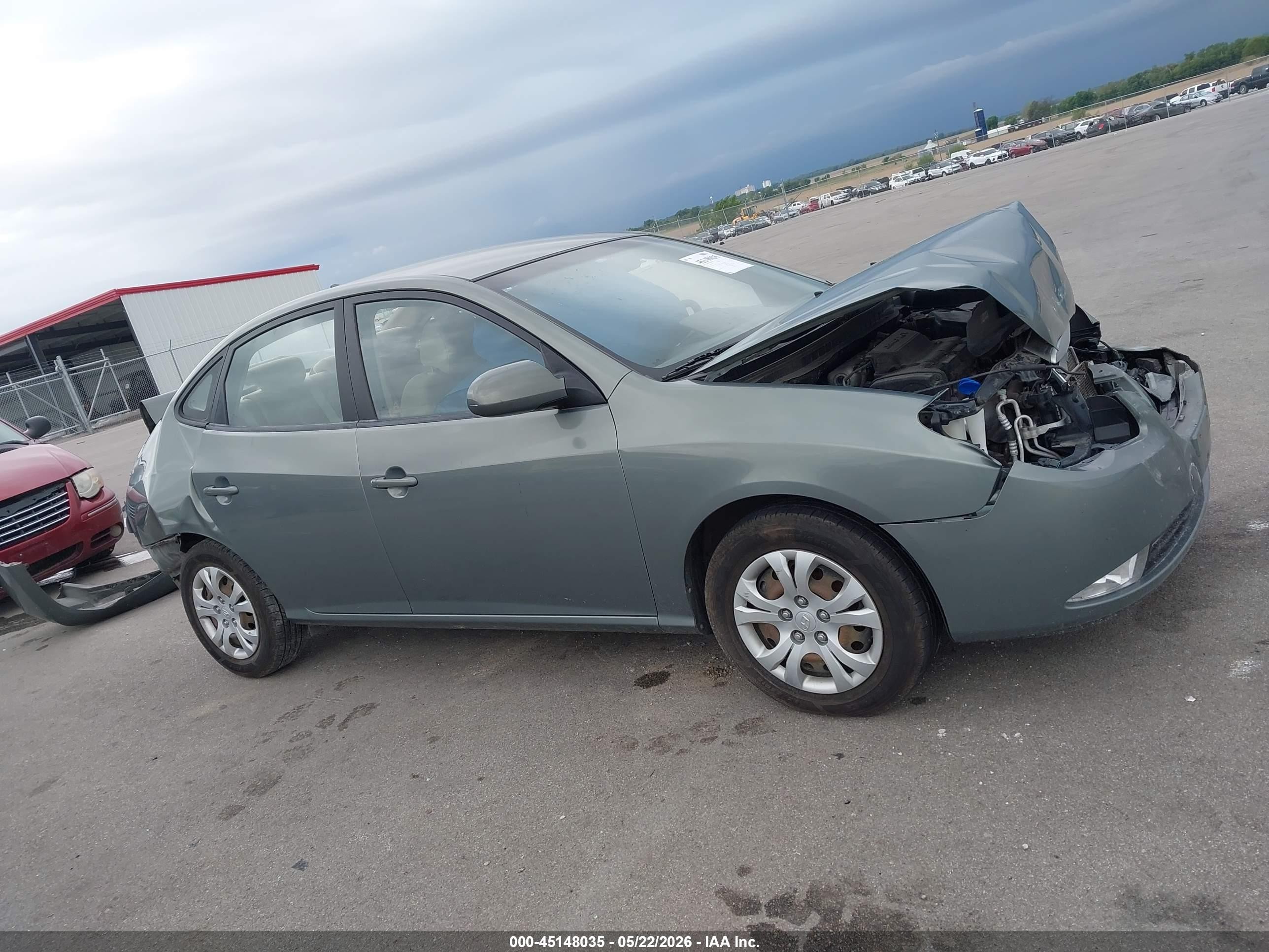 2010 Hyundai Elantra Gls Зеленый vin: KMHDU4AD5AU110921
