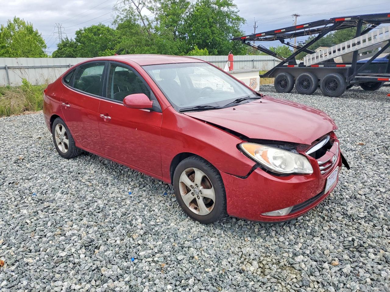 2010 Hyundai Elantra Se Red vin: KMHDU4AD5AU138167
