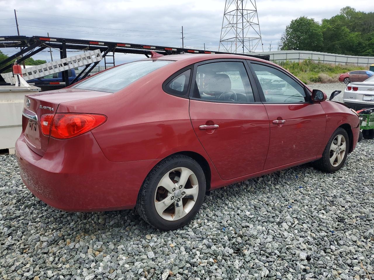 2010 Hyundai Elantra Se Red vin: KMHDU4AD5AU138167
