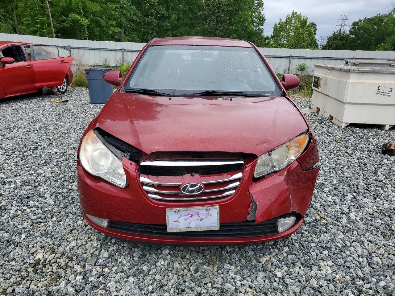 2010 Hyundai Elantra Se Red vin: KMHDU4AD5AU138167