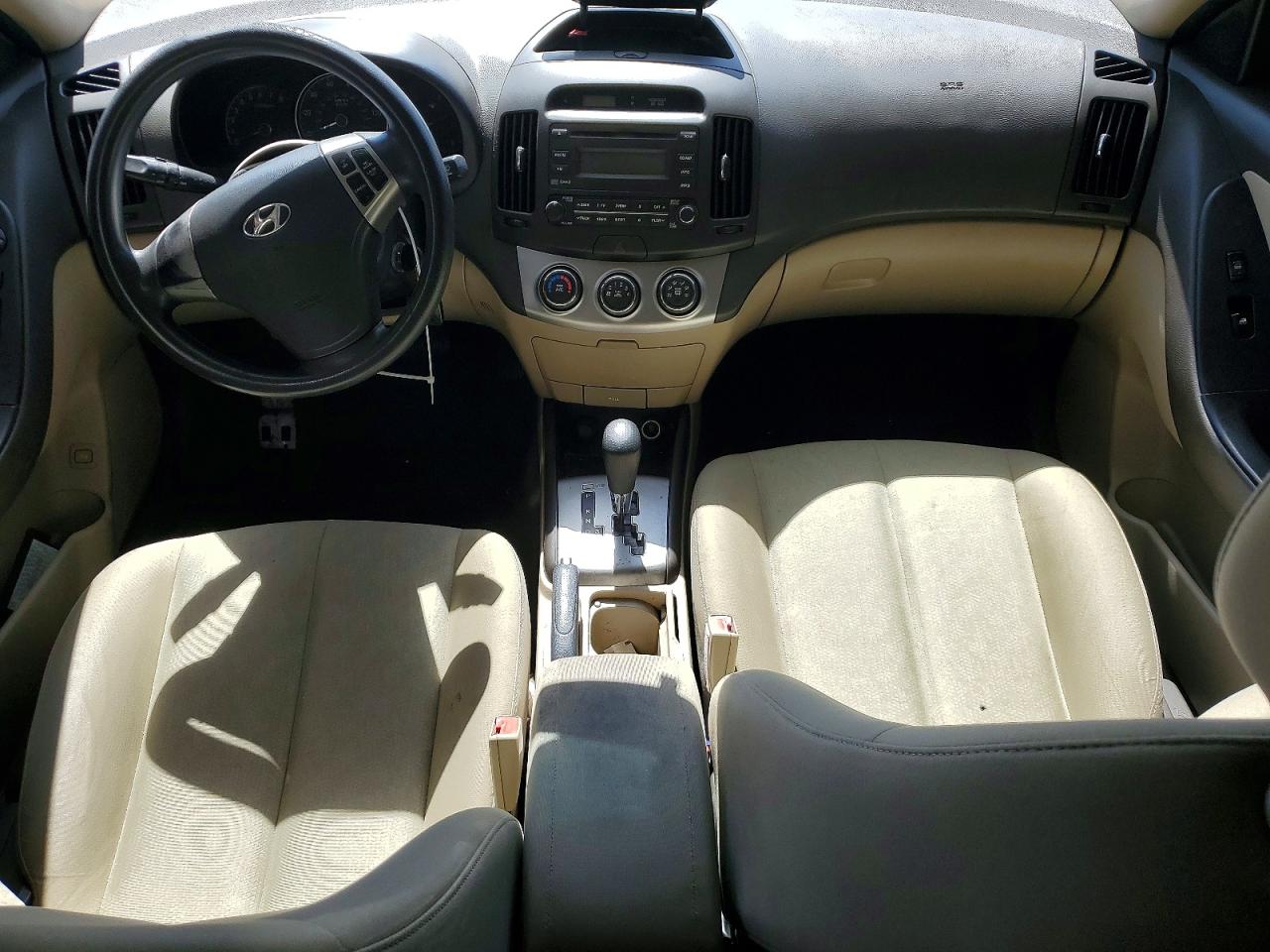 2010 Hyundai Elantra Gls White vin: KMHDU4AD5AU139691