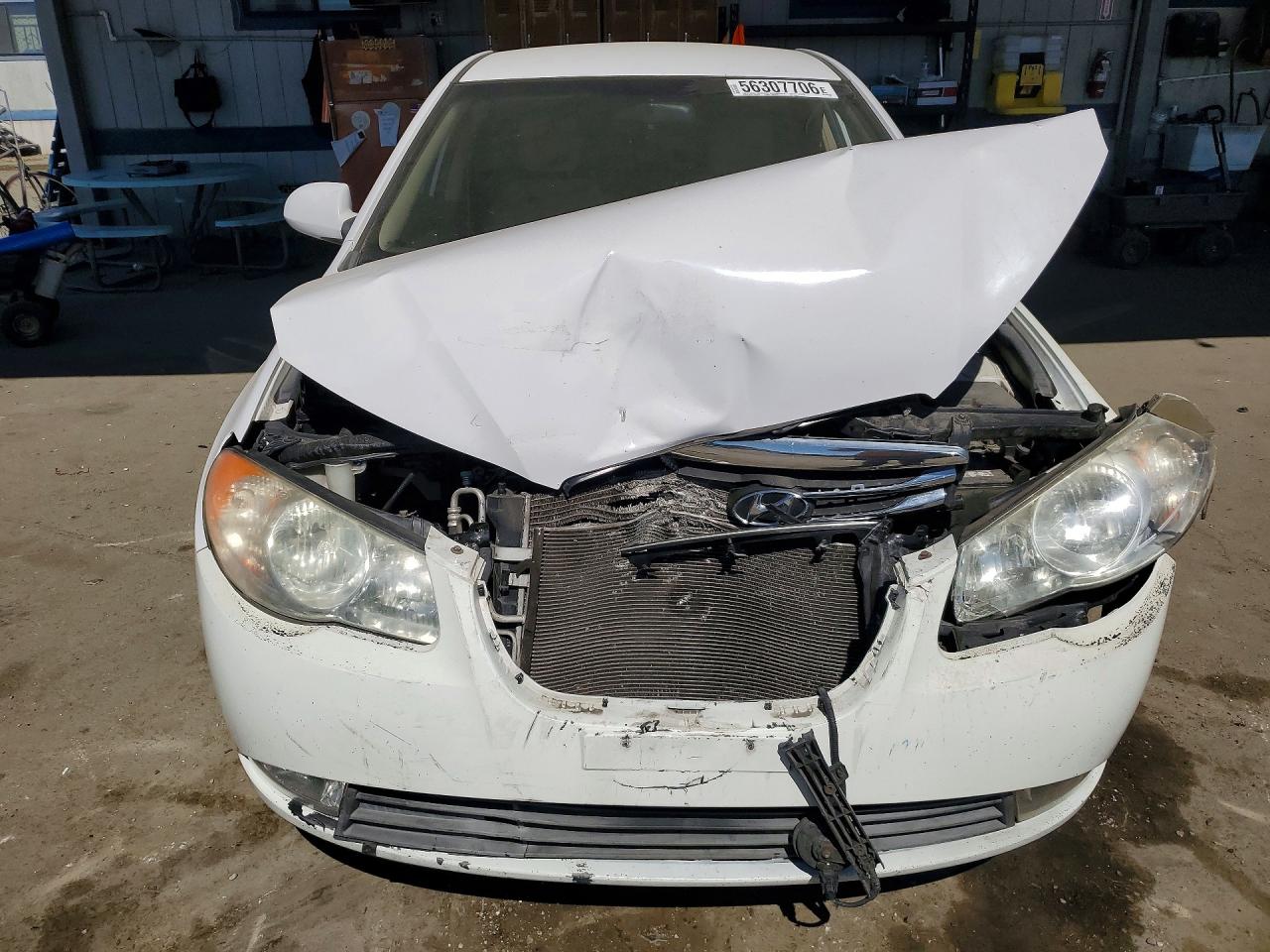 2010 Hyundai Elantra Gls White vin: KMHDU4AD5AU139691