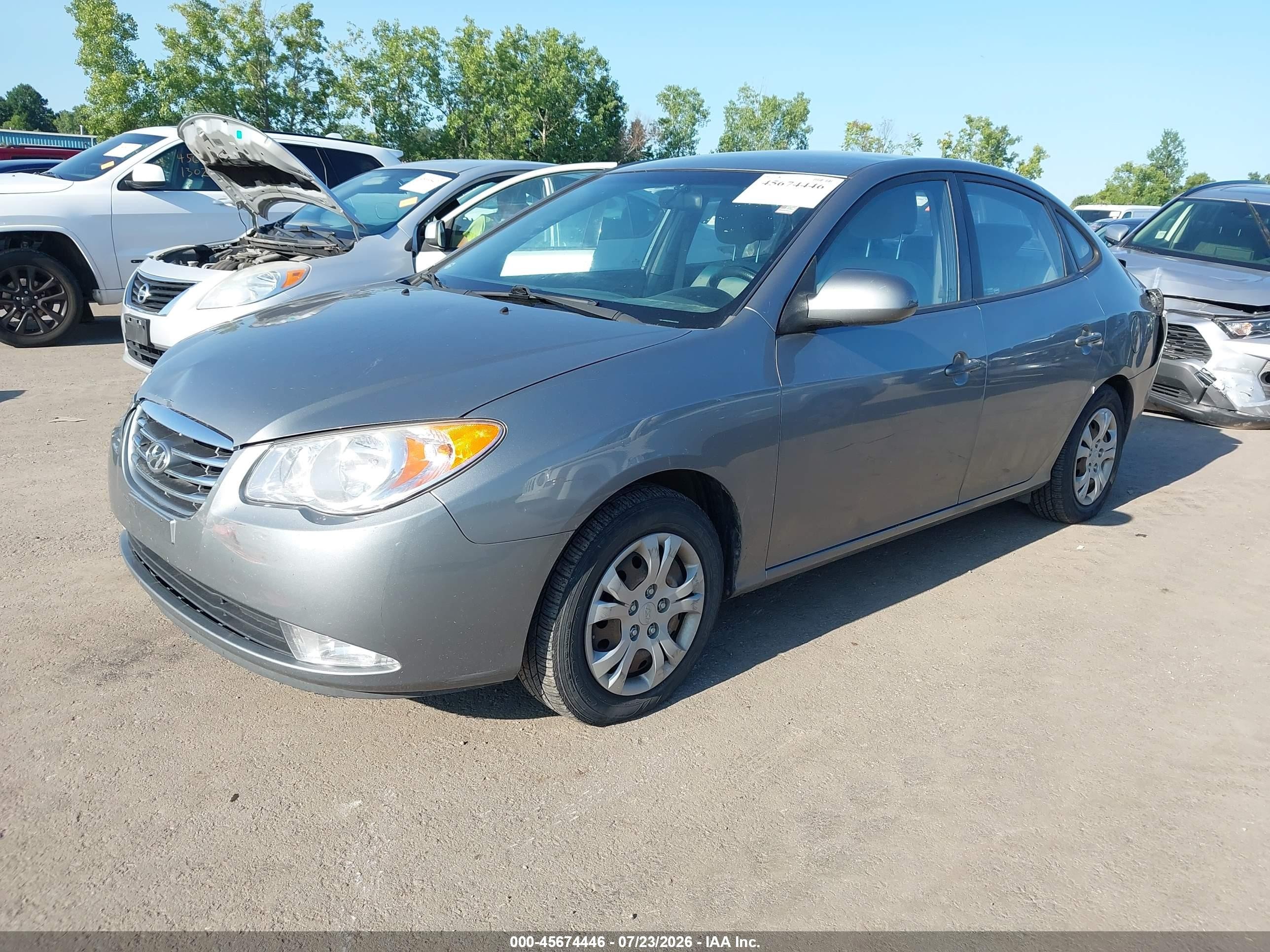 2010 Hyundai Elantra Gls Серый vin: KMHDU4AD5AU139707