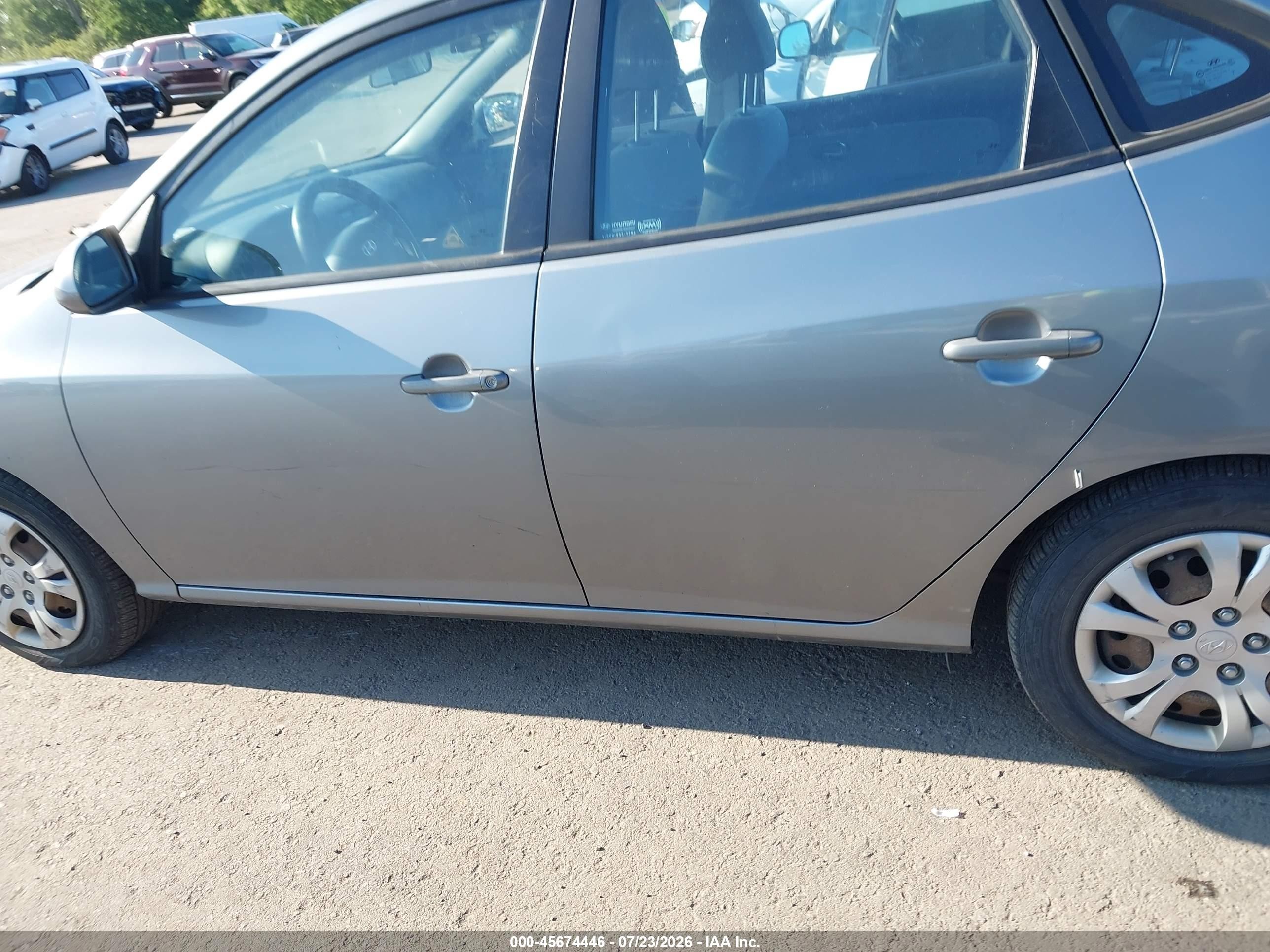 2010 Hyundai Elantra Gls Серый vin: KMHDU4AD5AU139707