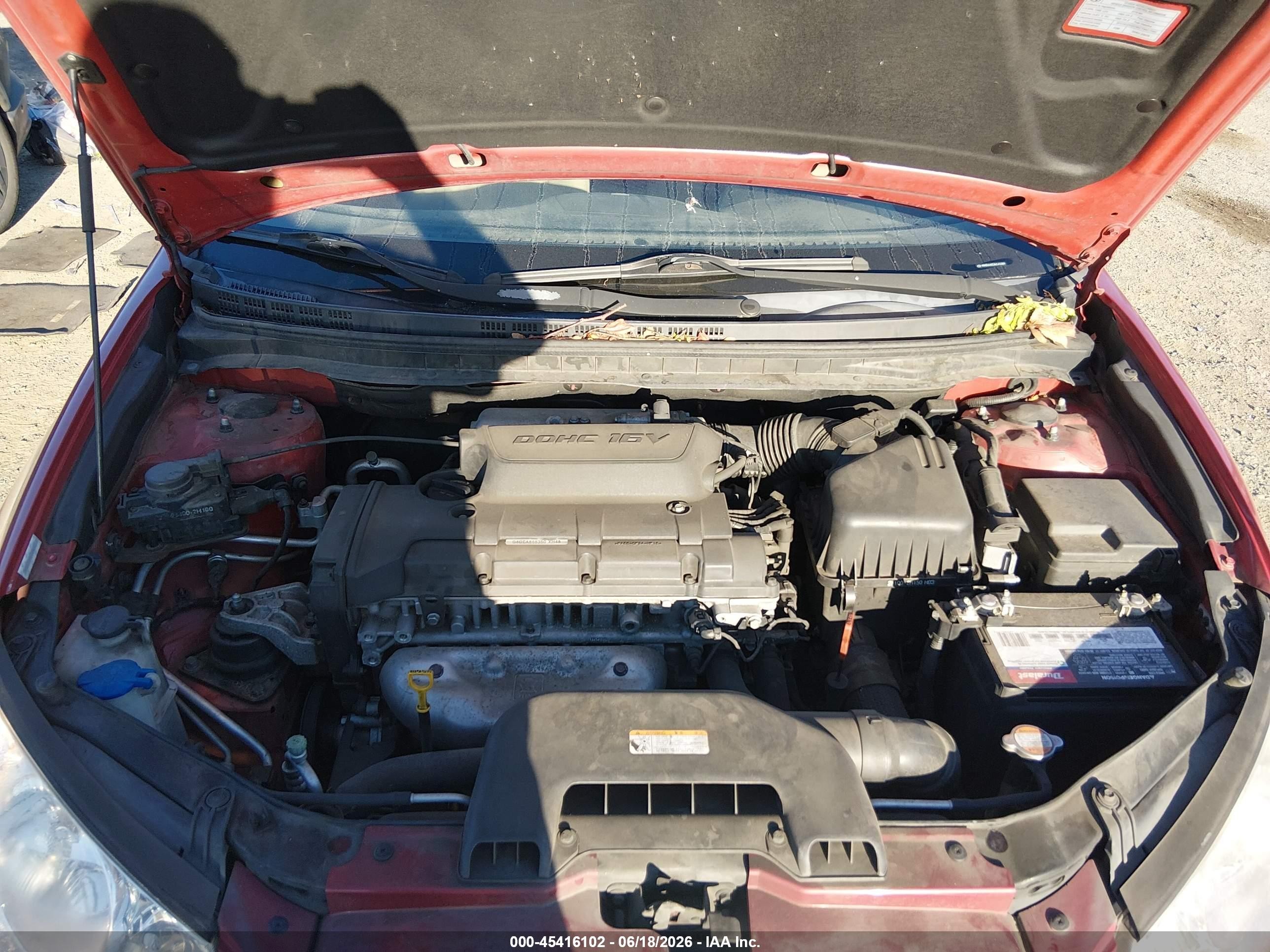 2010 Hyundai Elantra Gls Red vin: KMHDU4AD5AU141084