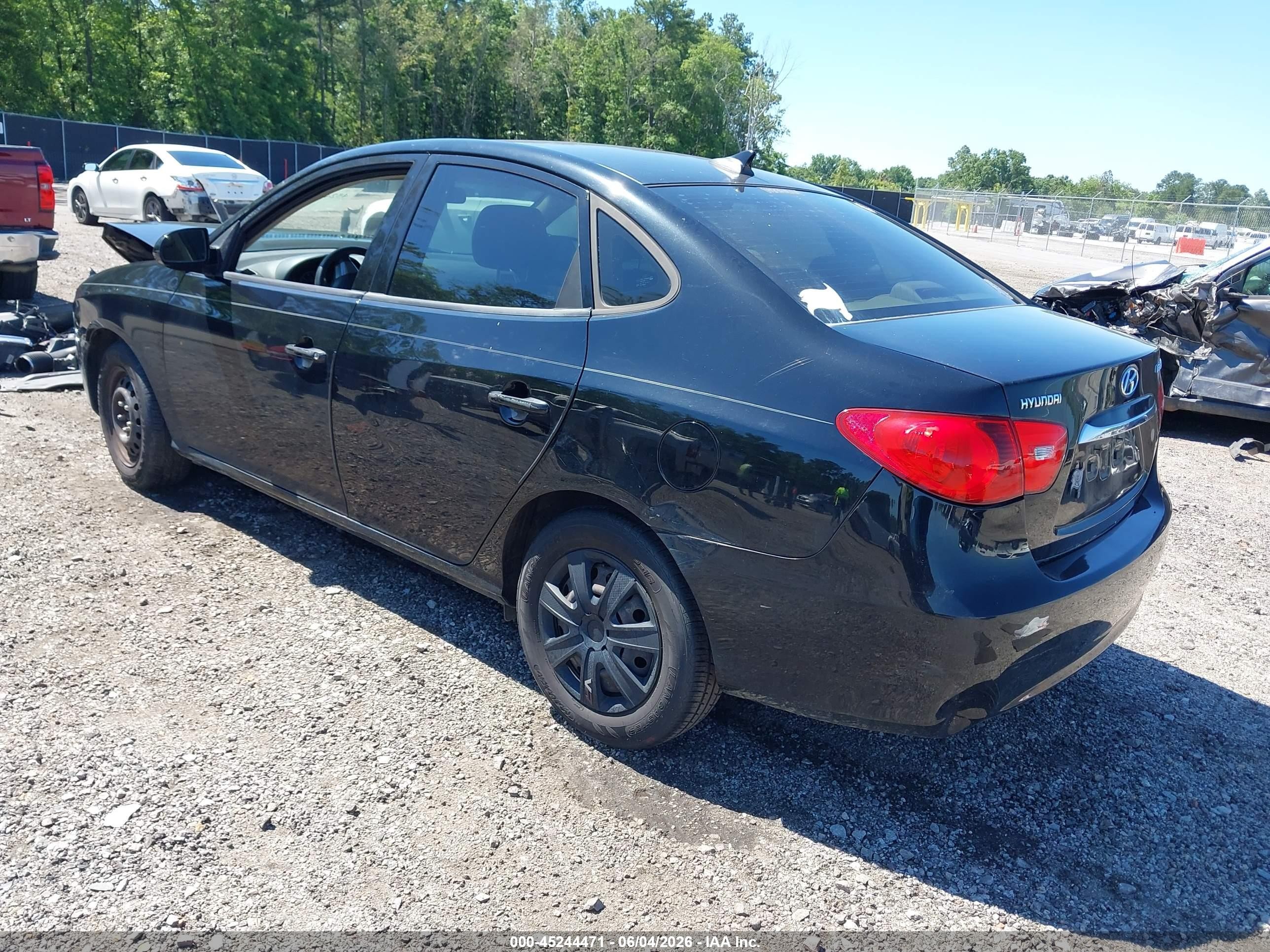 2010 Hyundai Elantra Gls Black vin: KMHDU4AD5AU180306