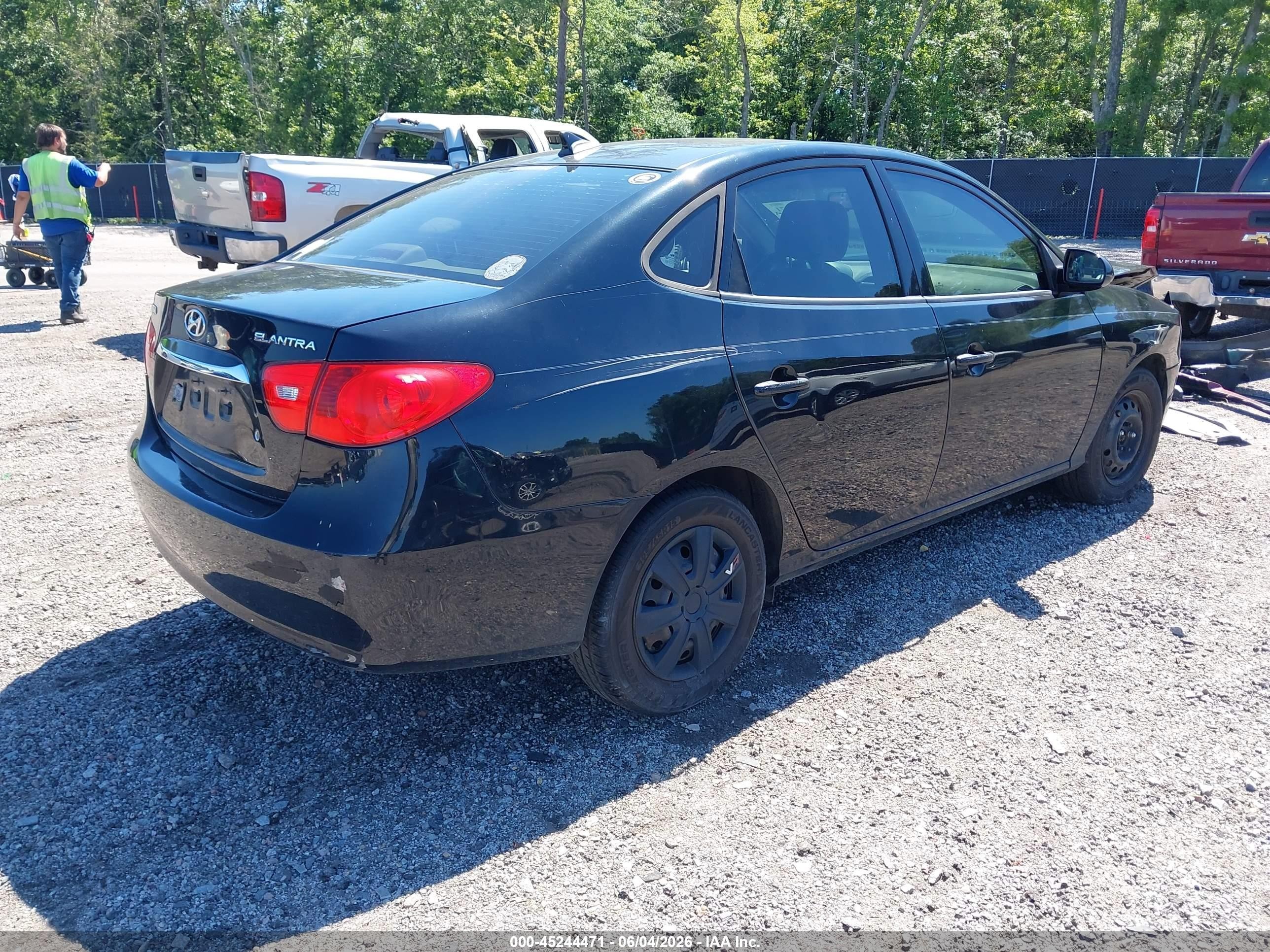 2010 Hyundai Elantra Gls Black vin: KMHDU4AD5AU180306