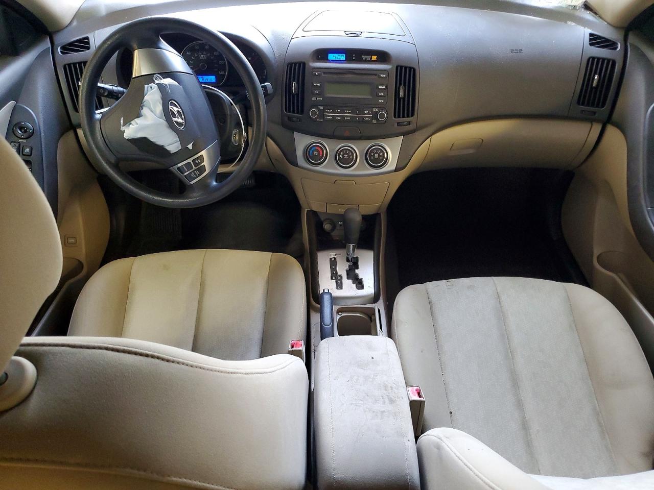 2010 Hyundai Elantra Gls White vin: KMHDU4AD5AU186090