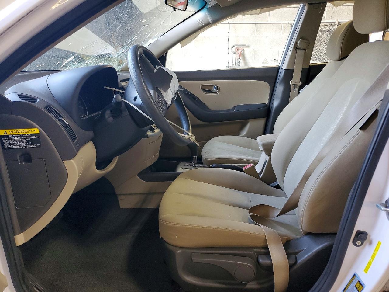 2010 Hyundai Elantra Gls White vin: KMHDU4AD5AU186090