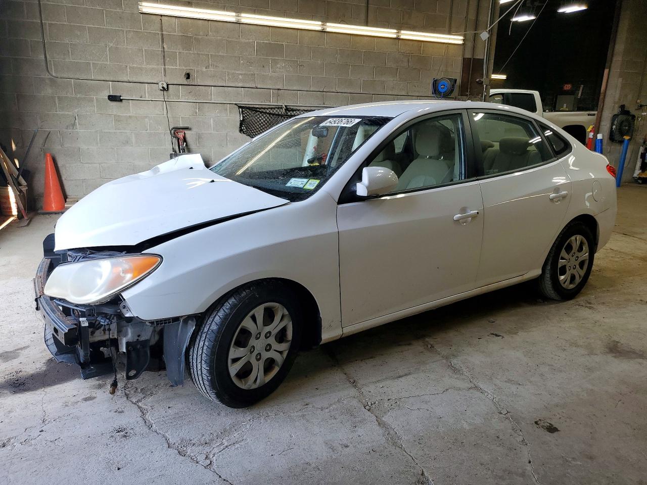 2010 Hyundai Elantra Gls White vin: KMHDU4AD5AU186090