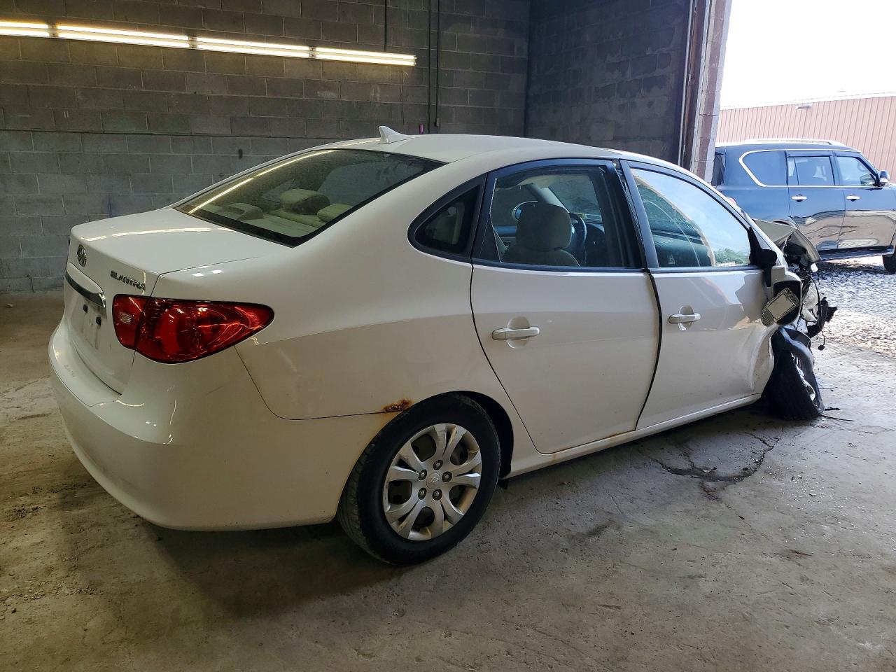 2010 Hyundai Elantra Gls White vin: KMHDU4AD5AU186090