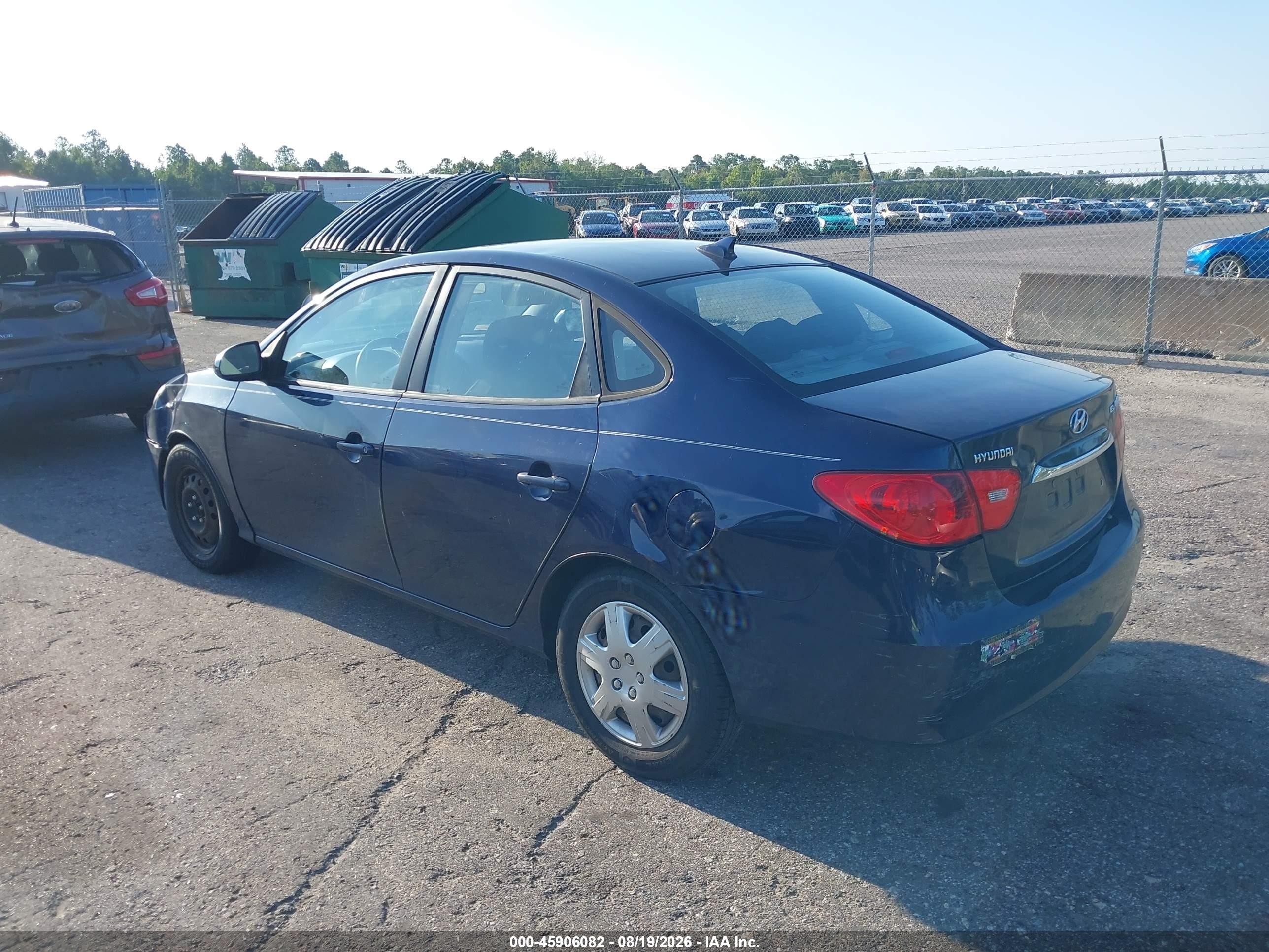 2010 Hyundai Elantra Gls Blue vin: KMHDU4AD5AU189720
