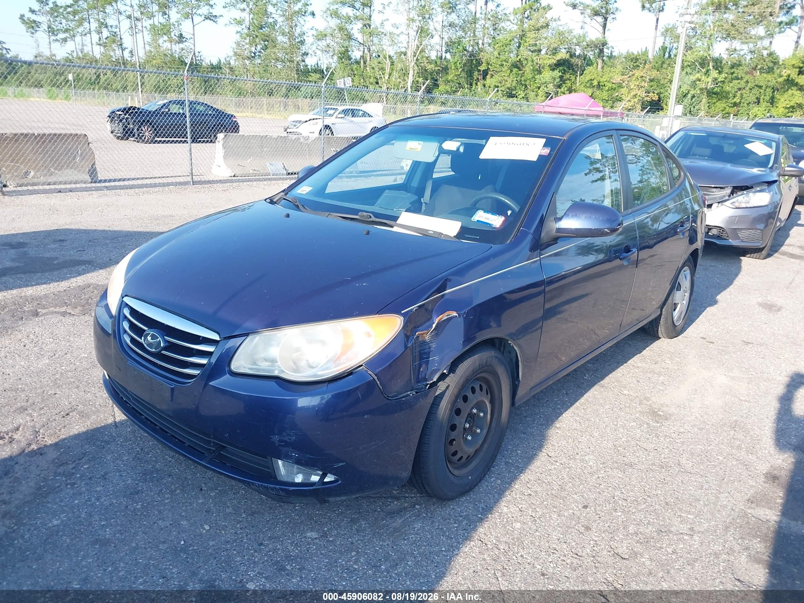 2010 Hyundai Elantra Gls Blue vin: KMHDU4AD5AU189720