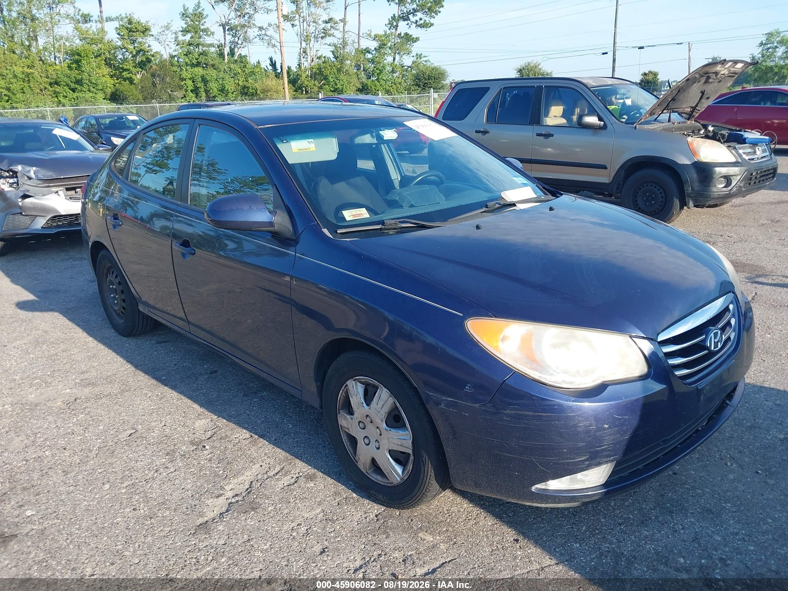 2010 Hyundai Elantra Gls Blue vin: KMHDU4AD5AU189720