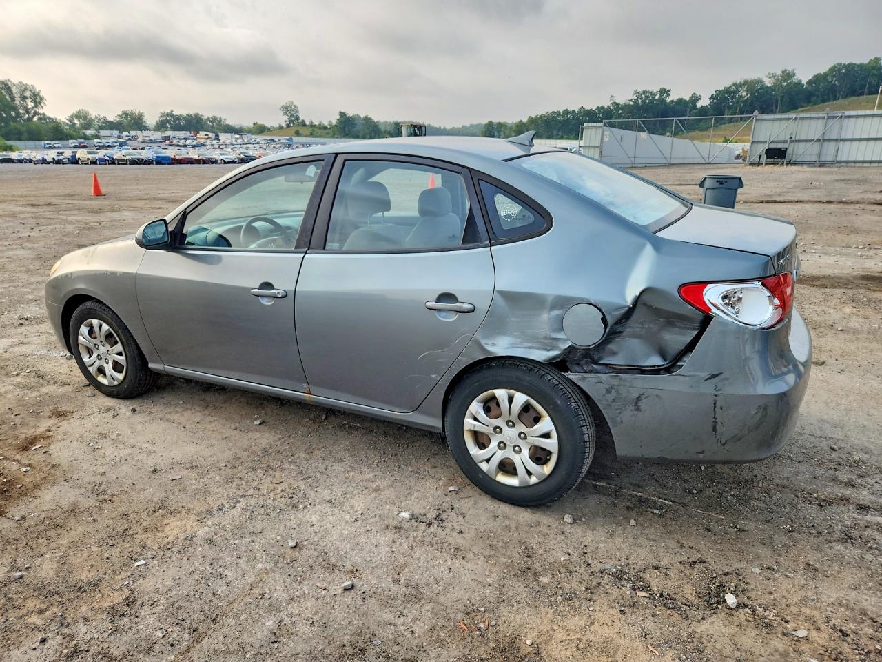 2010 Hyundai Elantra Gls Gray vin: KMHDU4AD5AU830266