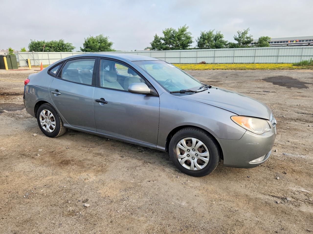 2010 Hyundai Elantra Gls Gray vin: KMHDU4AD5AU830266