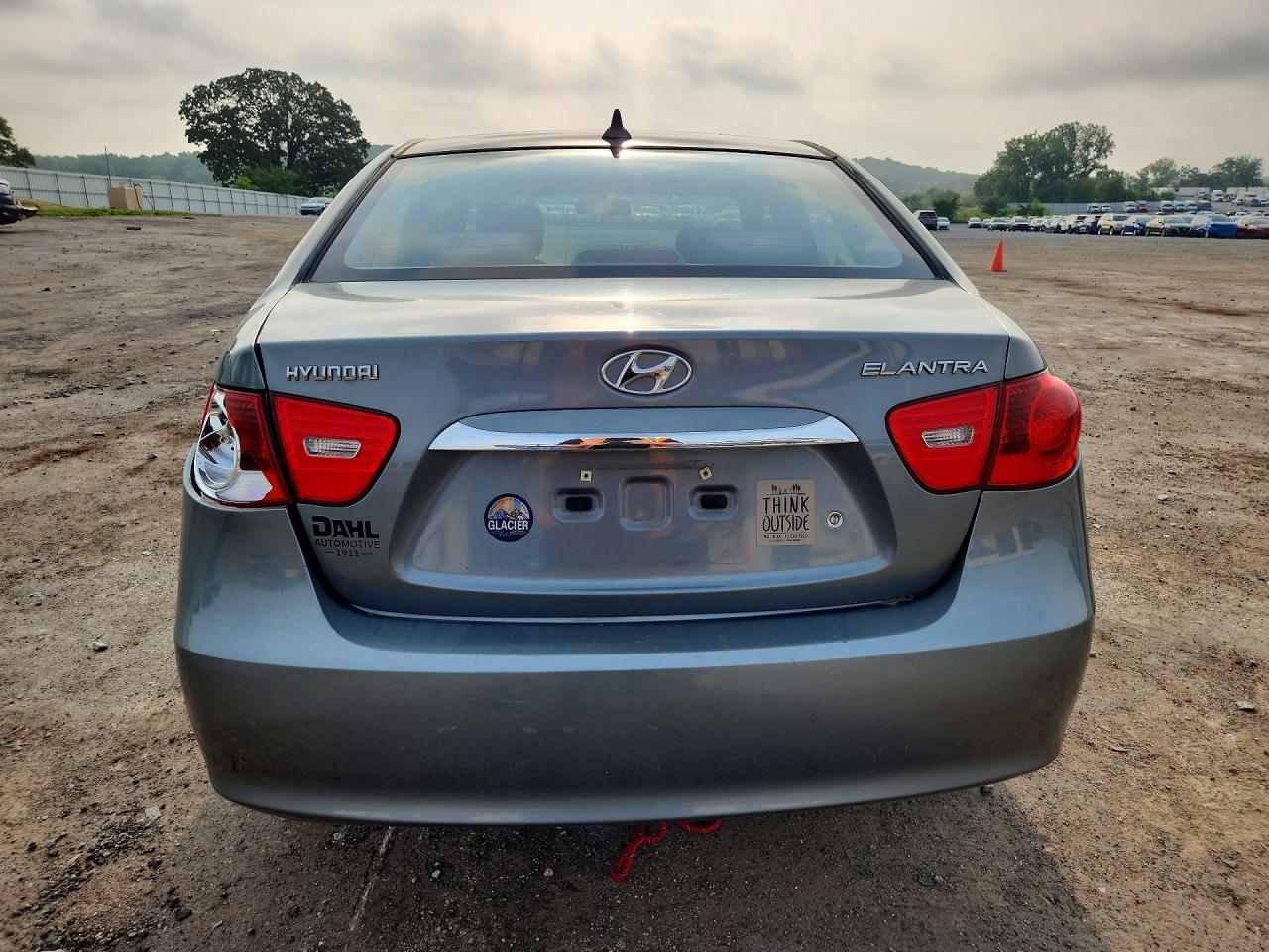 2010 Hyundai Elantra Gls Gray vin: KMHDU4AD5AU830266