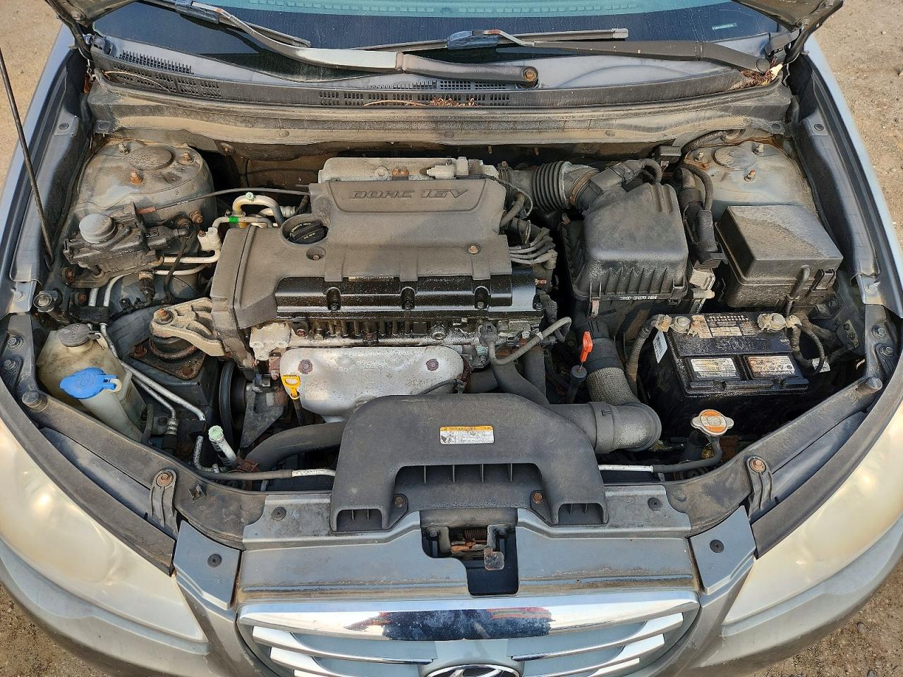 2010 Hyundai Elantra Gls Gray vin: KMHDU4AD5AU830266