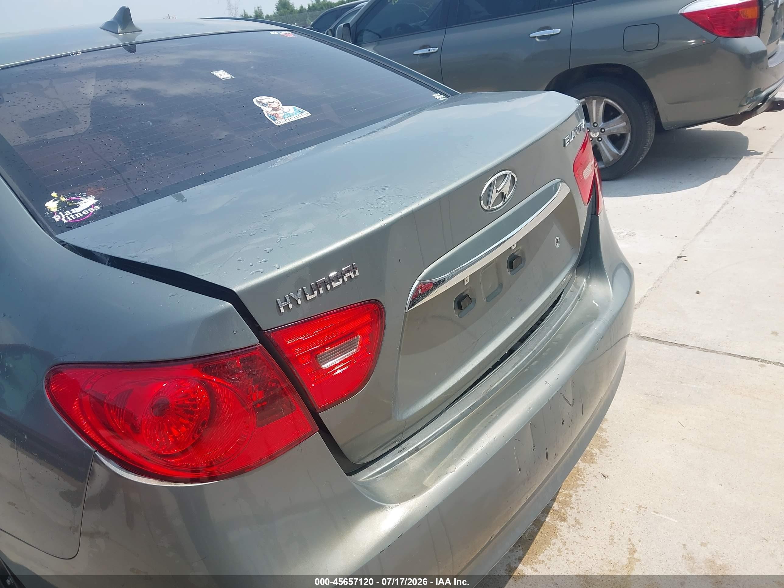 2010 Hyundai Elantra Gls Gray vin: KMHDU4AD5AU900512