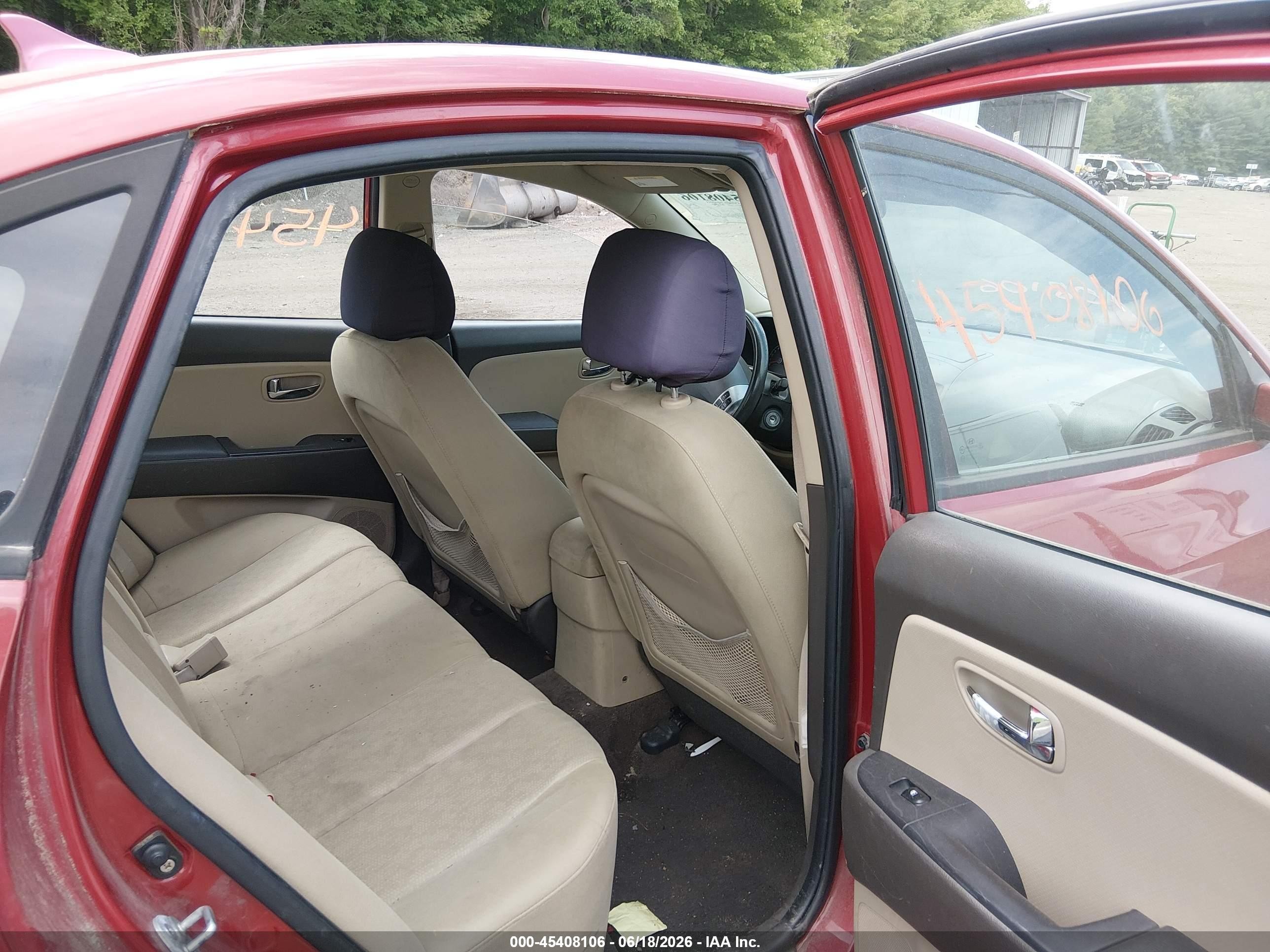 2010 Hyundai Elantra Gls Красный vin: KMHDU4AD5AU918301