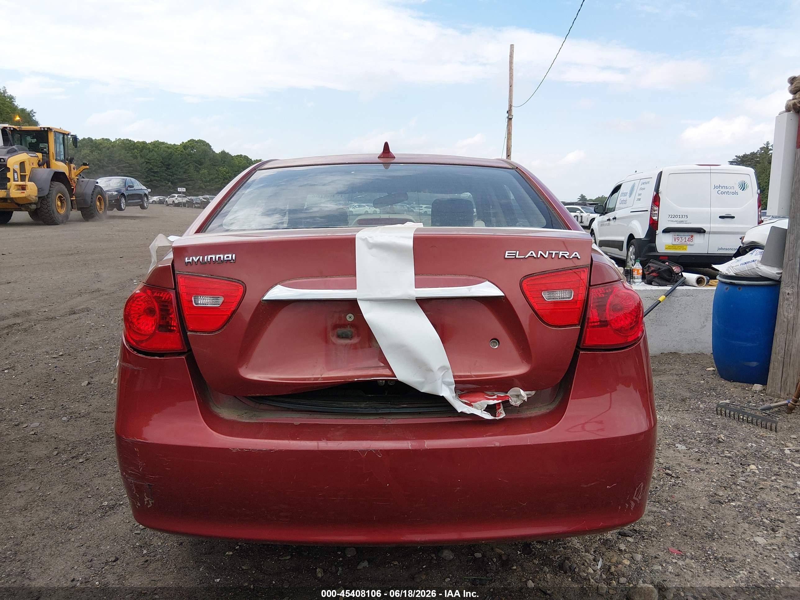 2010 Hyundai Elantra Gls Красный vin: KMHDU4AD5AU918301