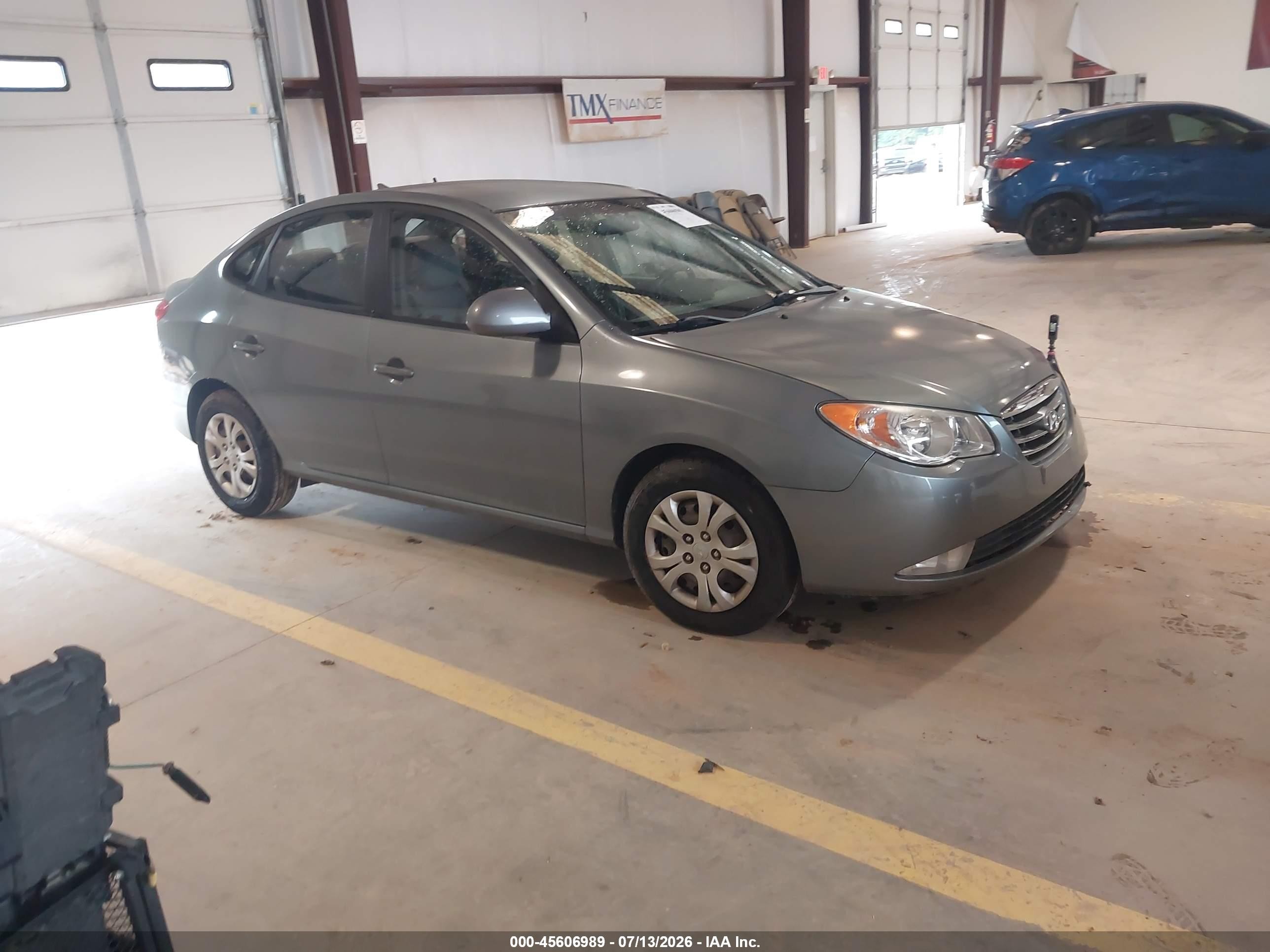 2010 Hyundai Elantra Gls Gray vin: KMHDU4AD5AU932196