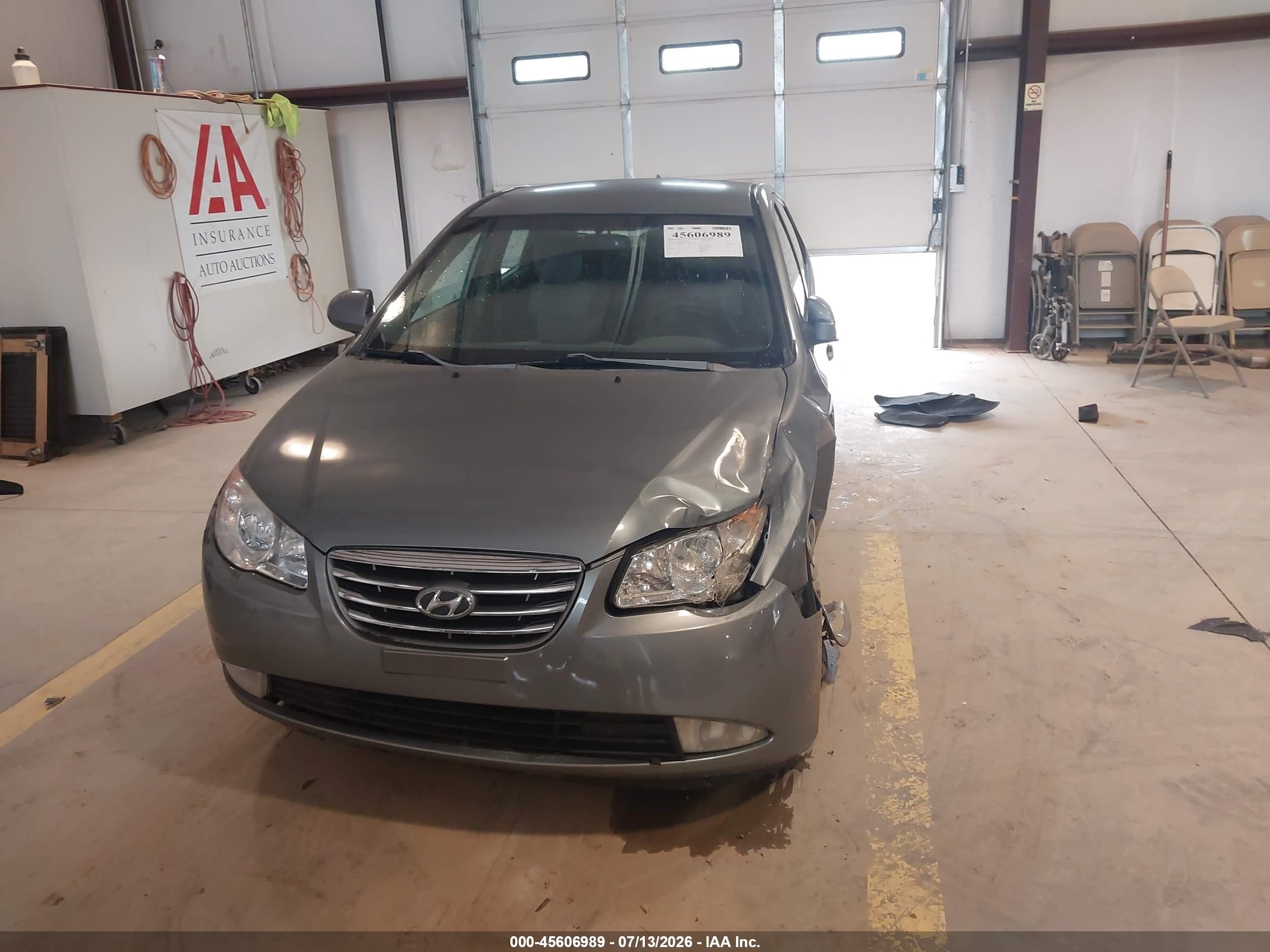 2010 Hyundai Elantra Gls Gray vin: KMHDU4AD5AU932196