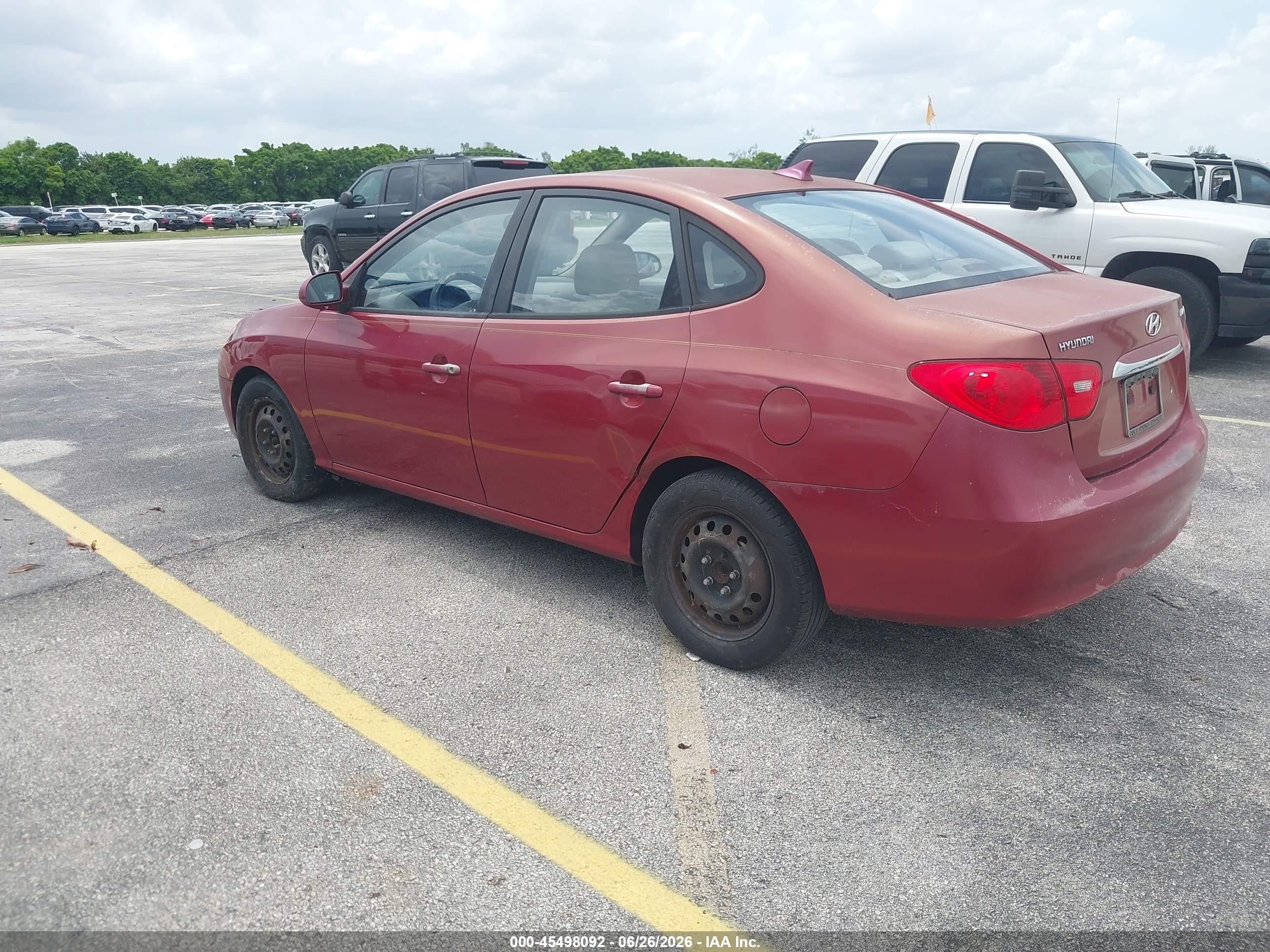 2010 Hyundai Elantra Gls Red vin: KMHDU4AD5AU932750