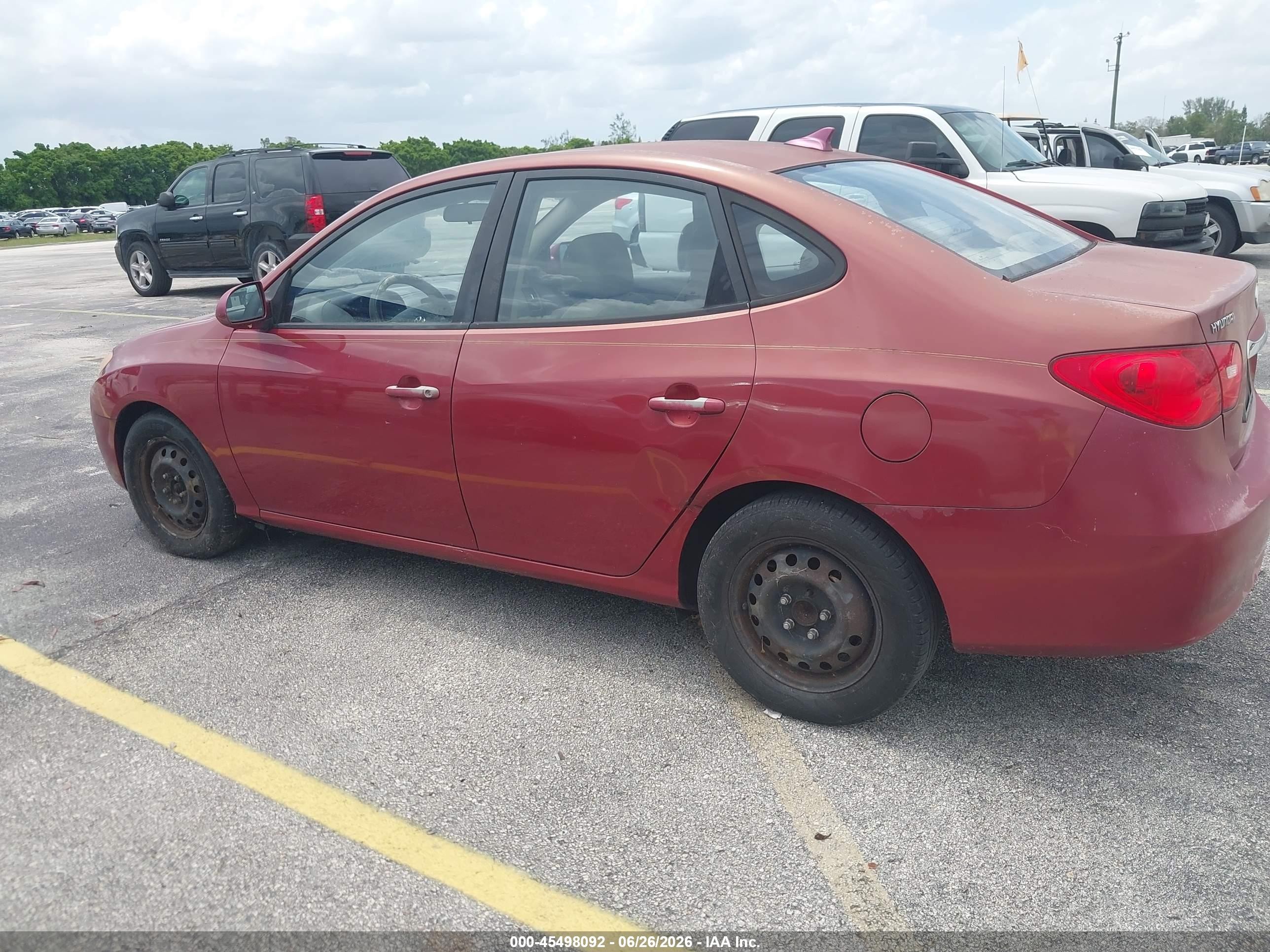 2010 Hyundai Elantra Gls Red vin: KMHDU4AD5AU932750