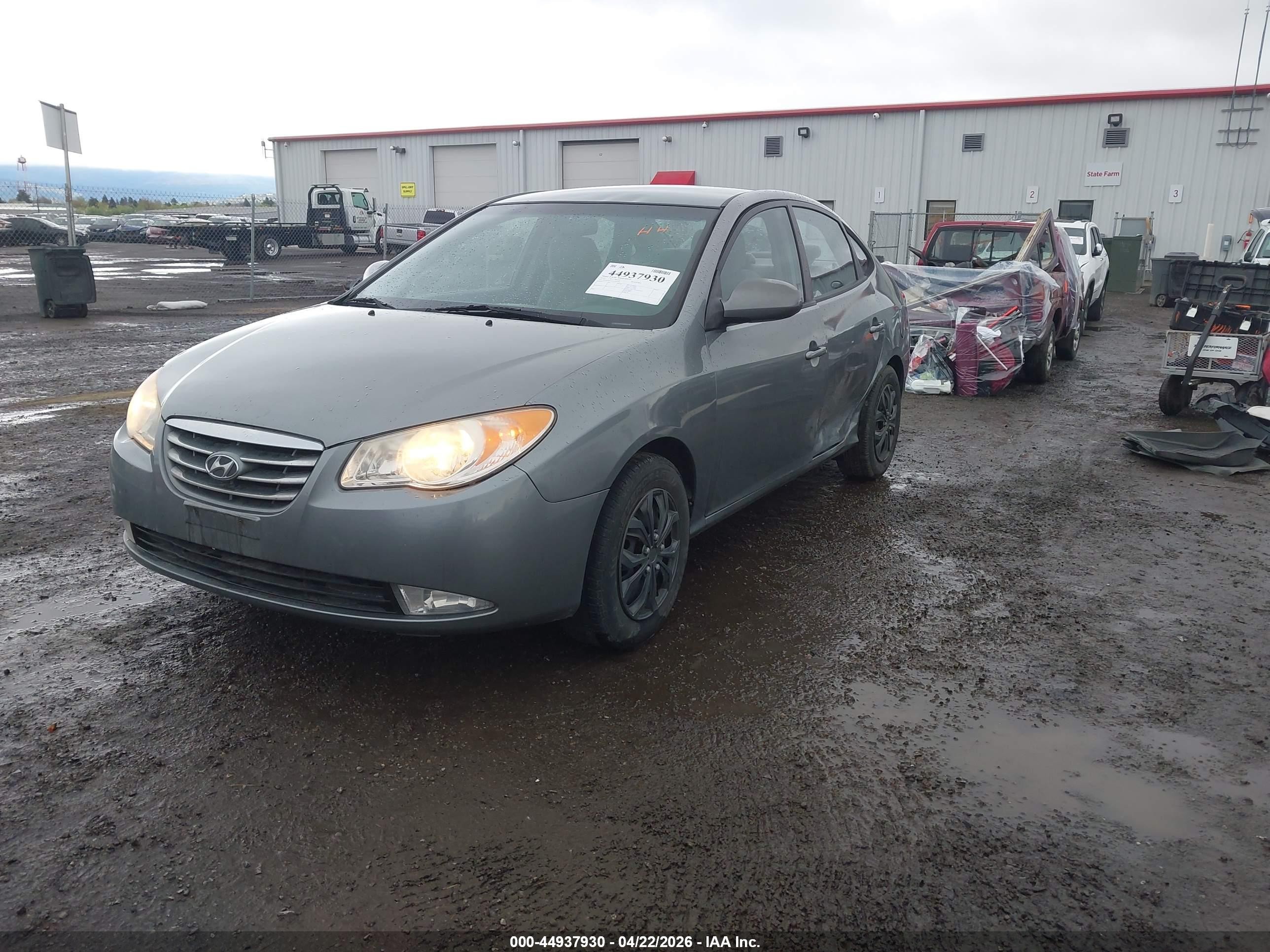 2010 Hyundai Elantra Gls Серый vin: KMHDU4AD5AU937589